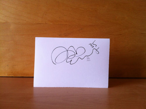 Rob Elliot Signed White Card Rob Elliot Signed White Card