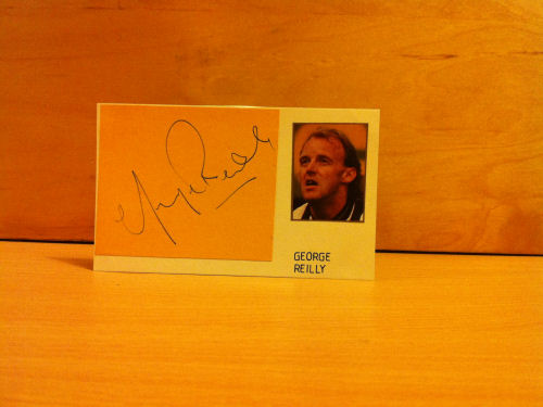 George Reiley Signed White Card George Reiley Signed White Card