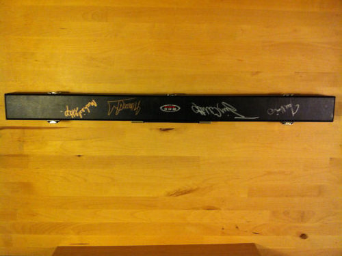 Multi Signed Signed Cue Case Multi Signed Signed Cue Case