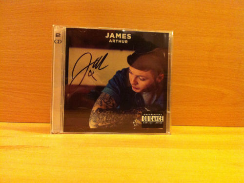 James Arthur Signed CD Album Cover
