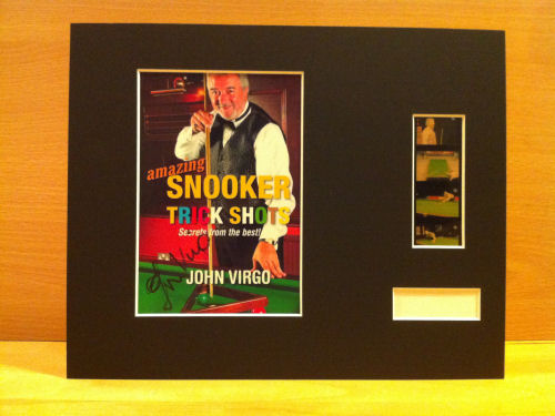 John Virgo Signed Film Mount