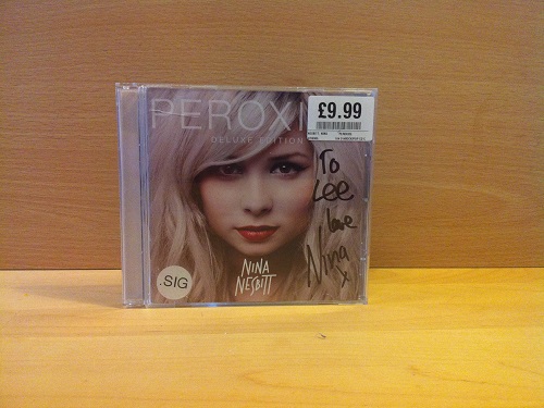 Nina Nesbitt Signed CD Album Cover