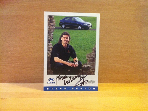 Steve Beaton Signed Colour Photo Steve Beaton Signed Colour Photo