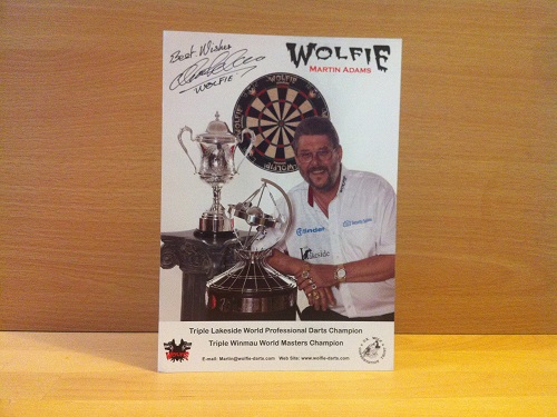 Martin Adams Signed Colour Photo Martin Adams Signed Colour Photo