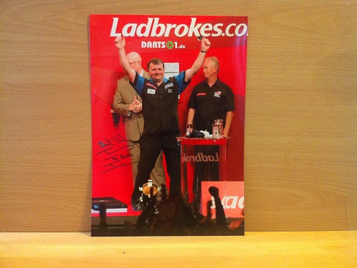 Terry Jenkins Signed Colour Photo Terry Jenkins Signed Colour Photo