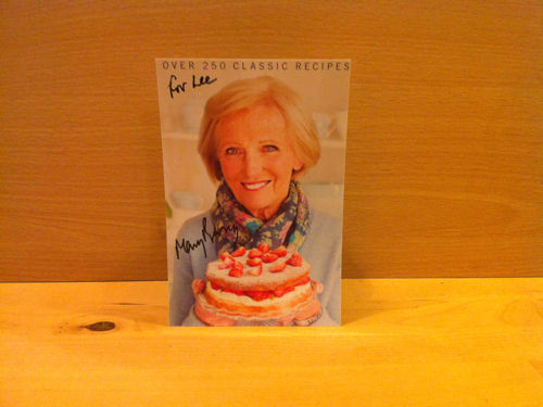 Mary Berry Signed Colour Photo Mary Berry Signed Colour Photo