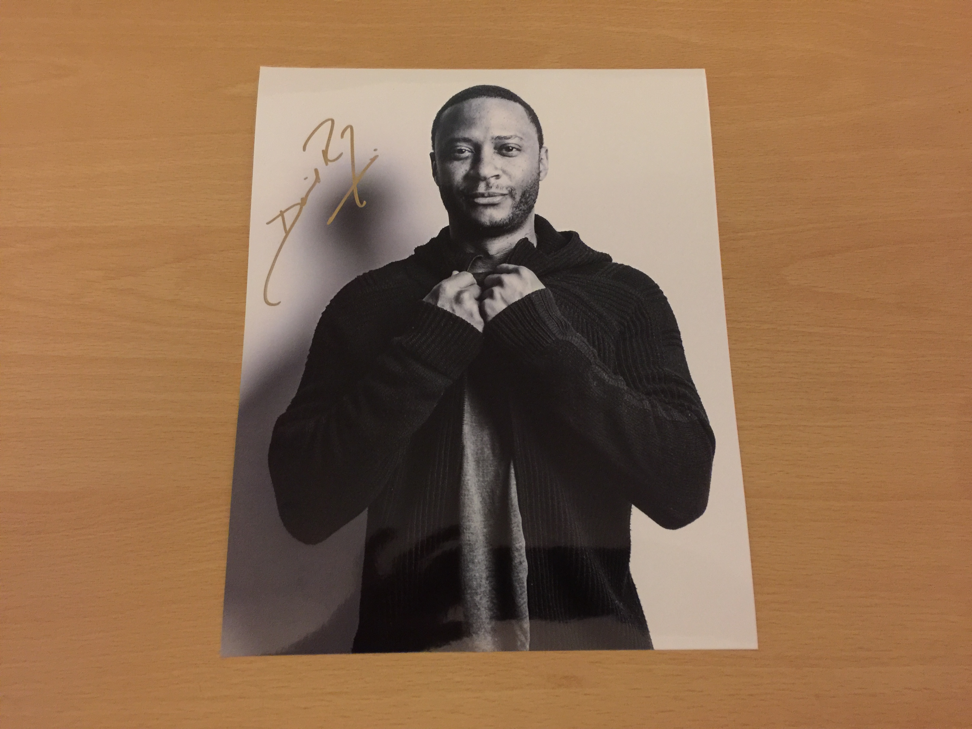 David Ramsey Signed Black and White Photo