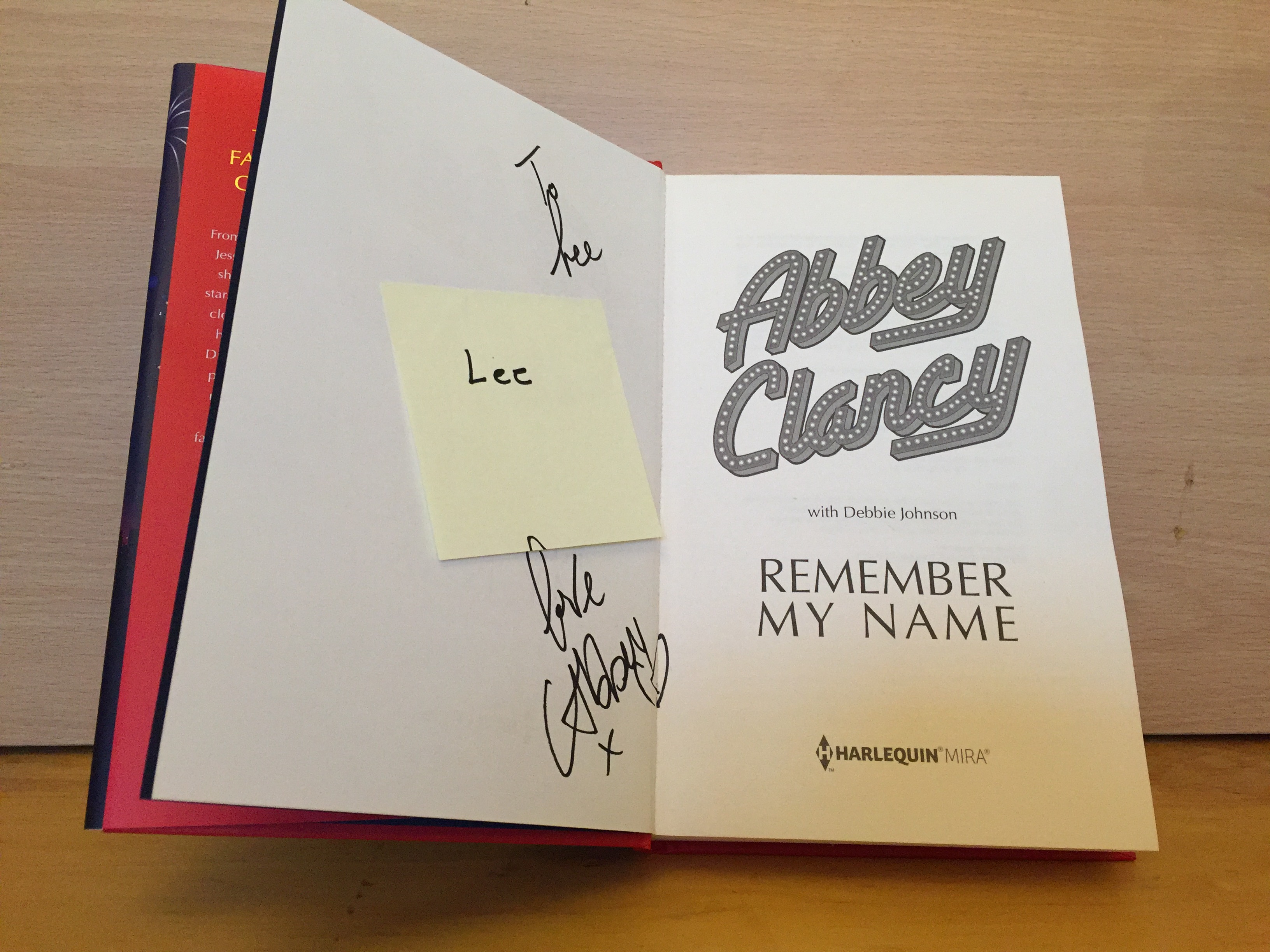 Abbey Clancy Signed Book Abbey Clancy Signed Book