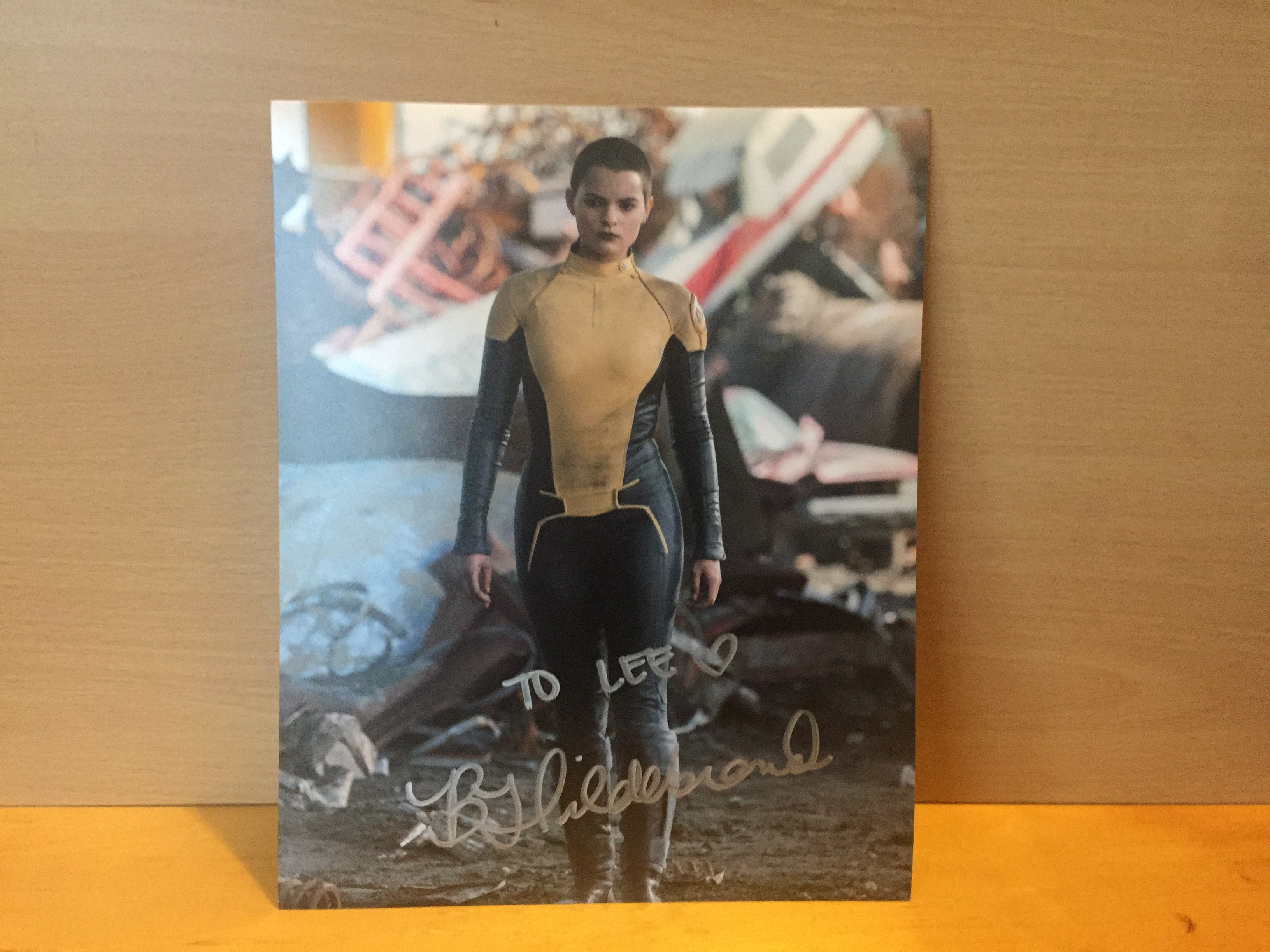Brianna Hildebrand Signed Colour Photo Brianna Hildebrand Signed Colour Photo
