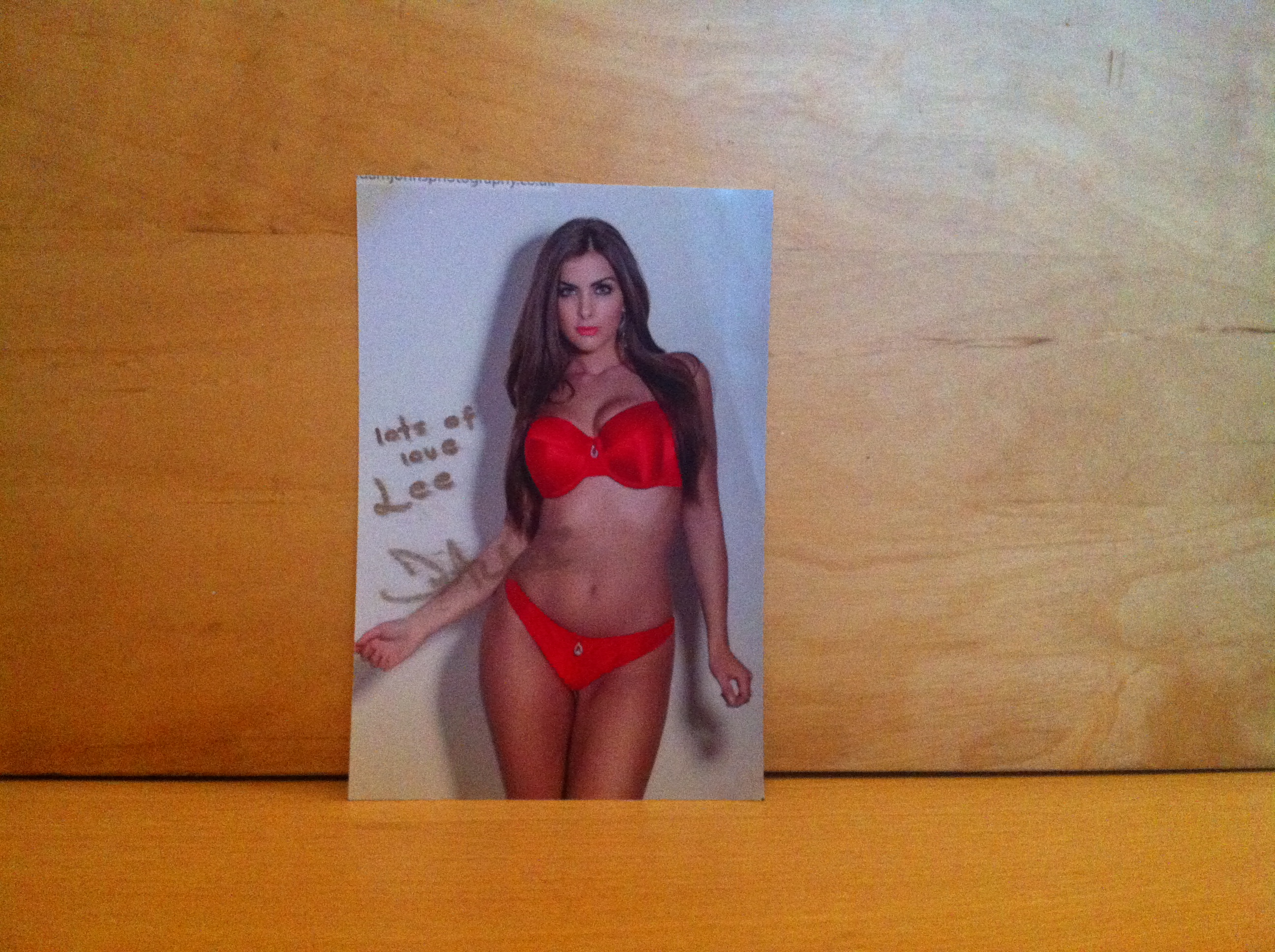 Daniella Allfree Signed Colour Photo Daniella Allfree Signed Colour Photo
