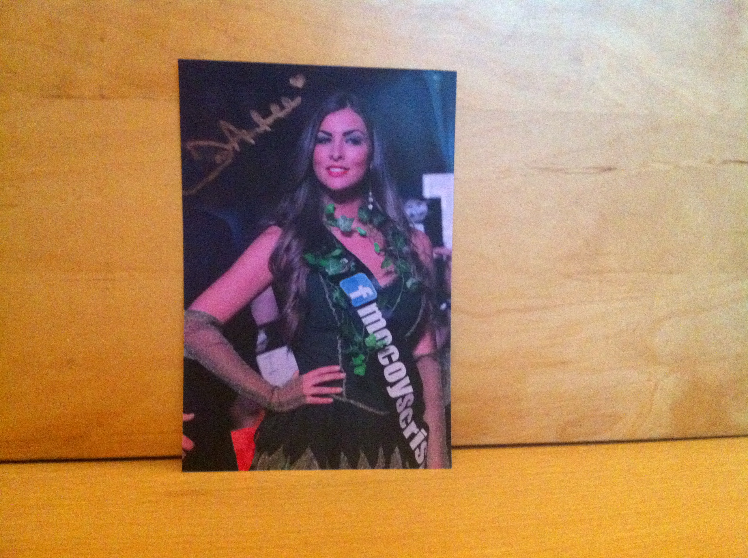 Daniella Allfree Signed Colour Photo Daniella Allfree Signed Colour Photo