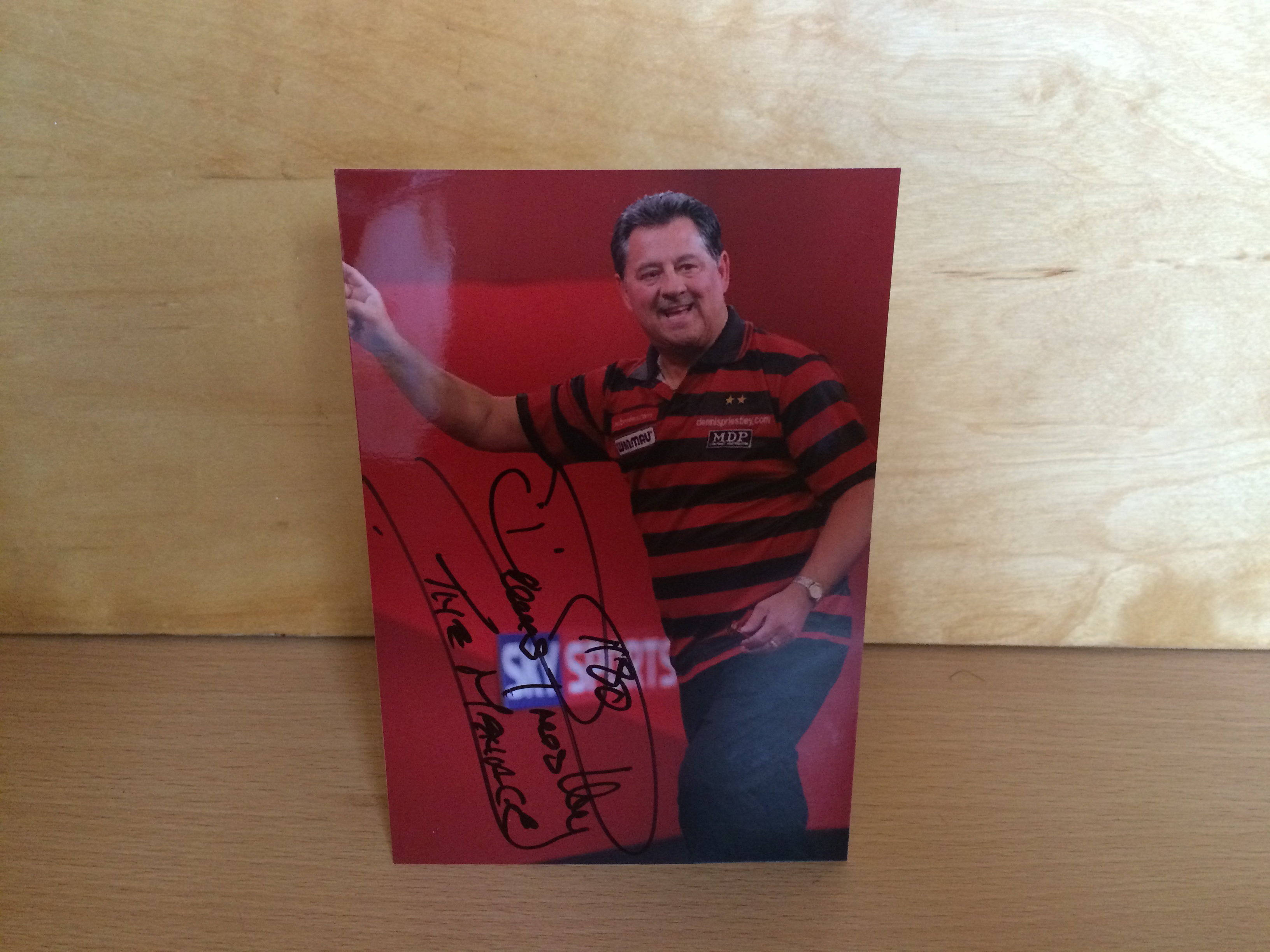 Dennis Priestley Signed Colour Photo Dennis Priestley Signed Colour Photo