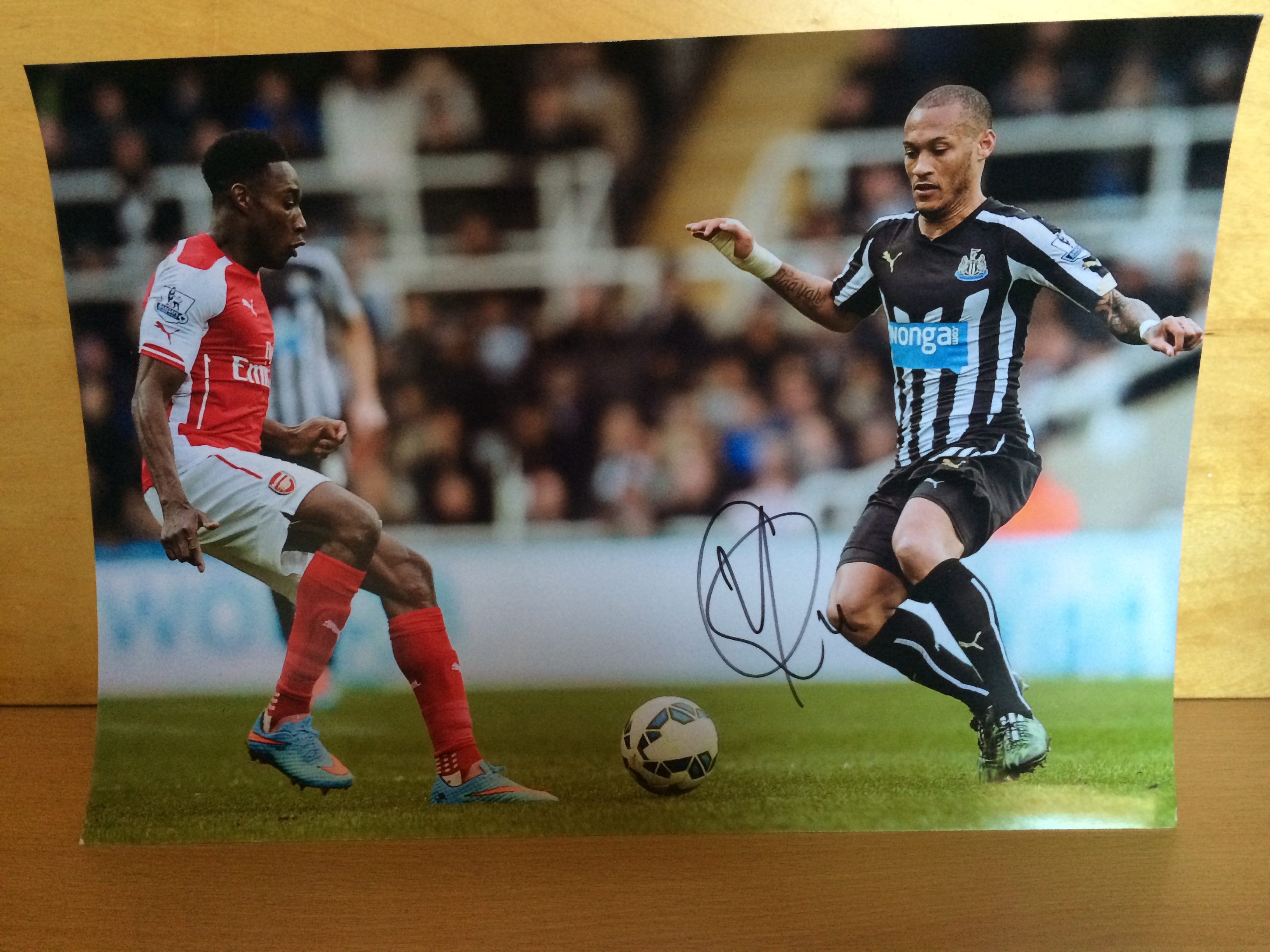 Yoan Gouffran Signed Colour Photo