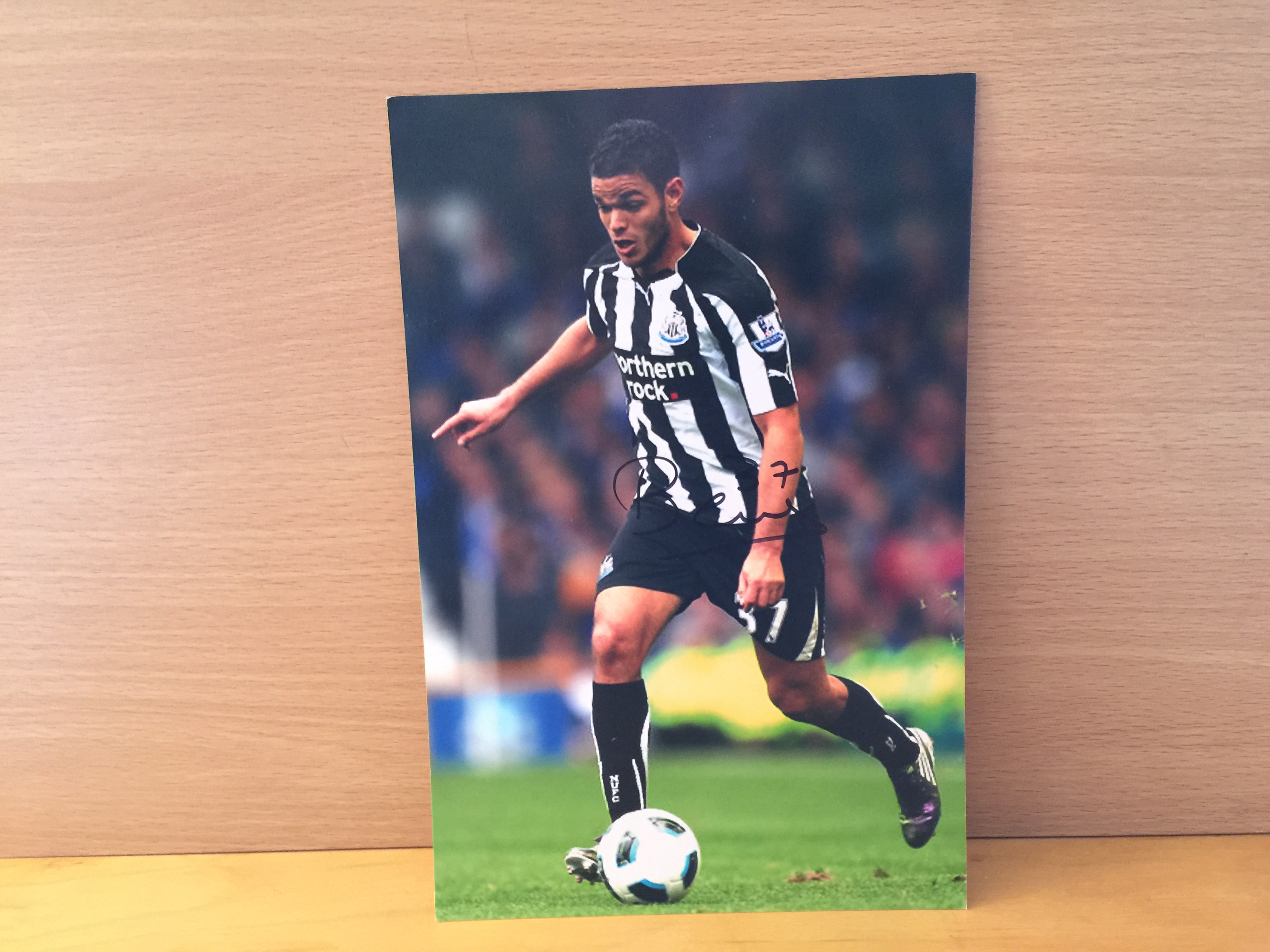 Hatem Ben Arfa Signed Colour Photo Hatem Ben Arfa Signed Colour Photo