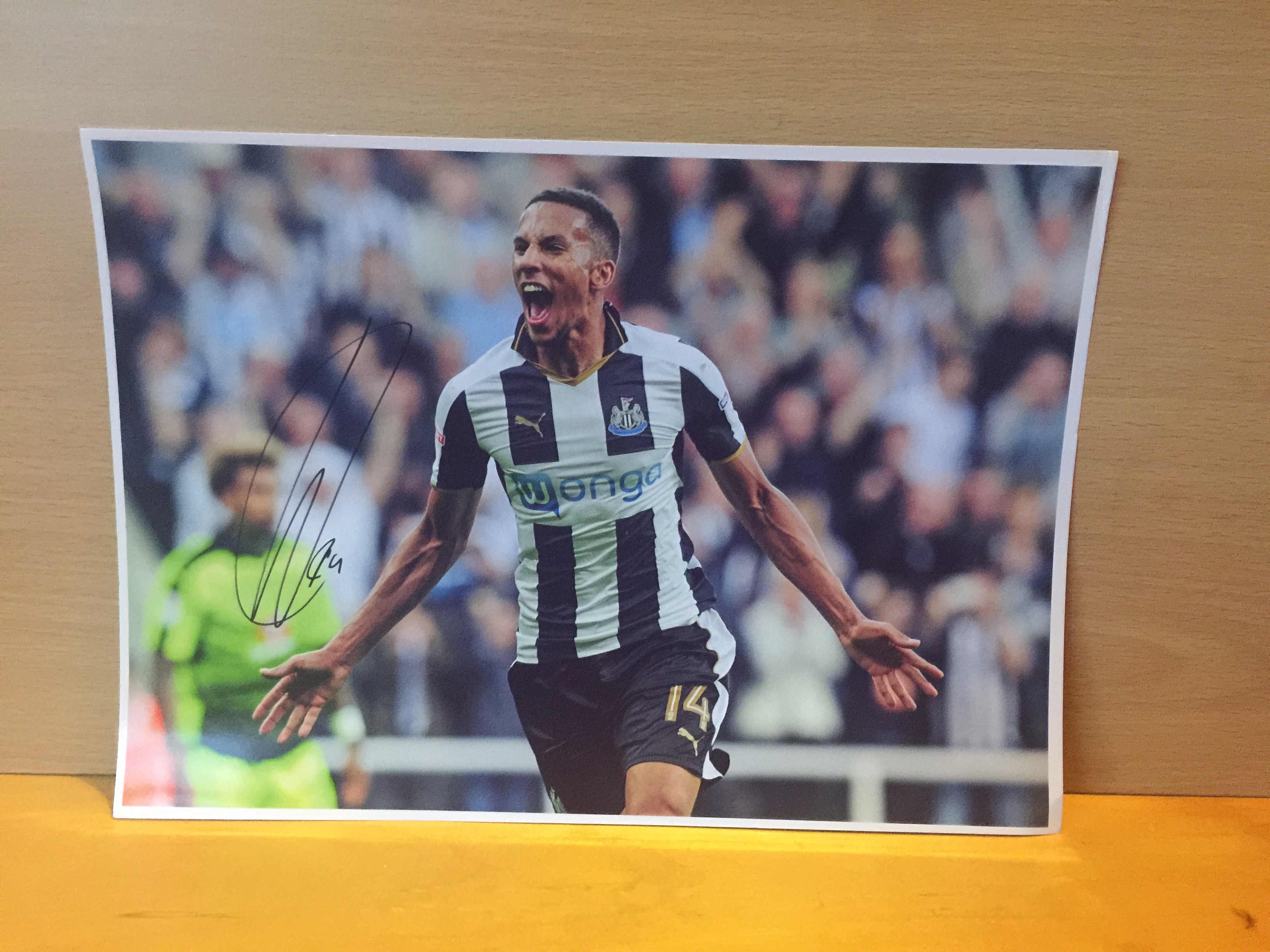 Isaac Hayden Signed Colour Photo Isaac Hayden Signed Colour Photo