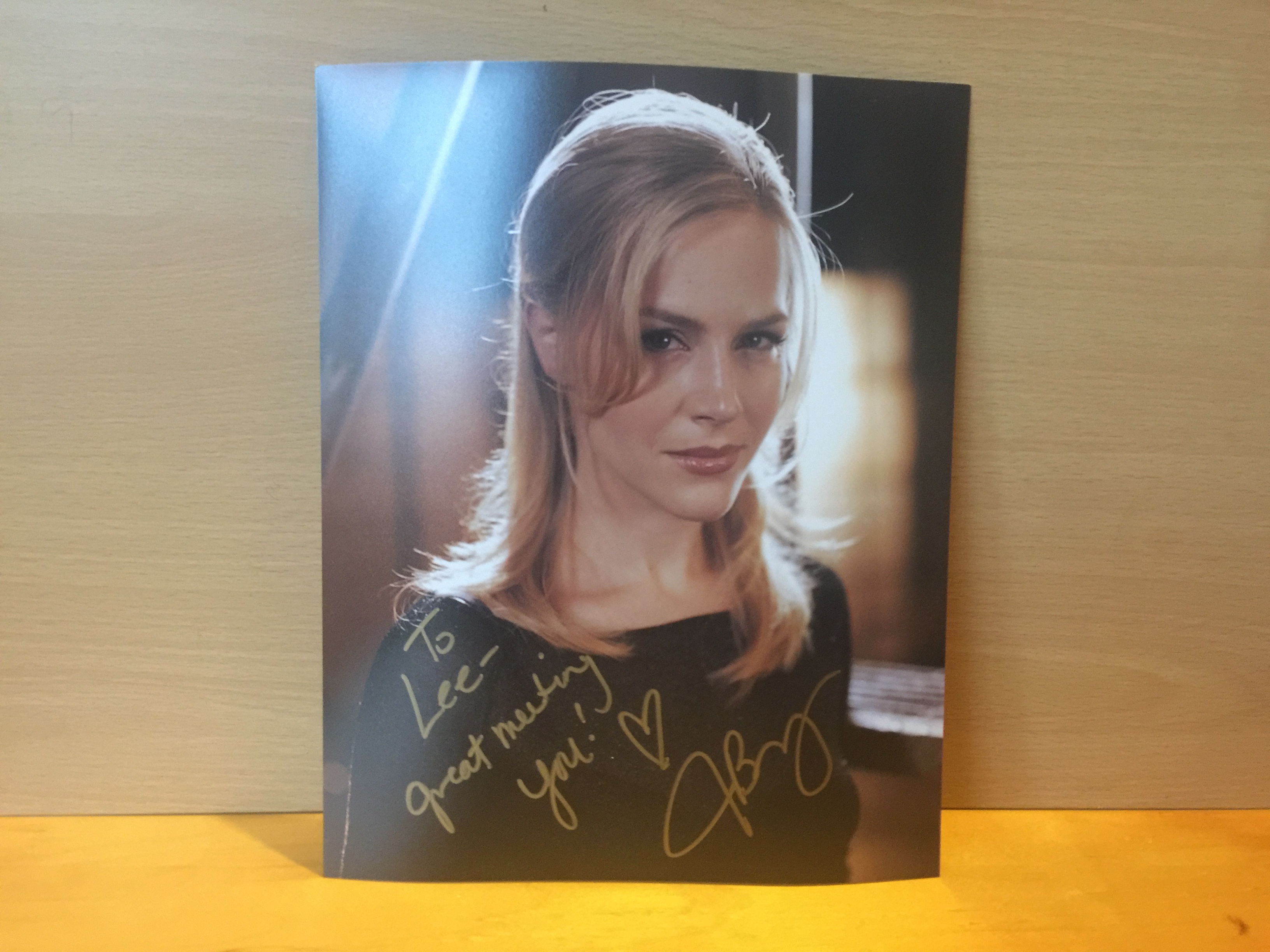 Julie Benz Signed Colour Photo