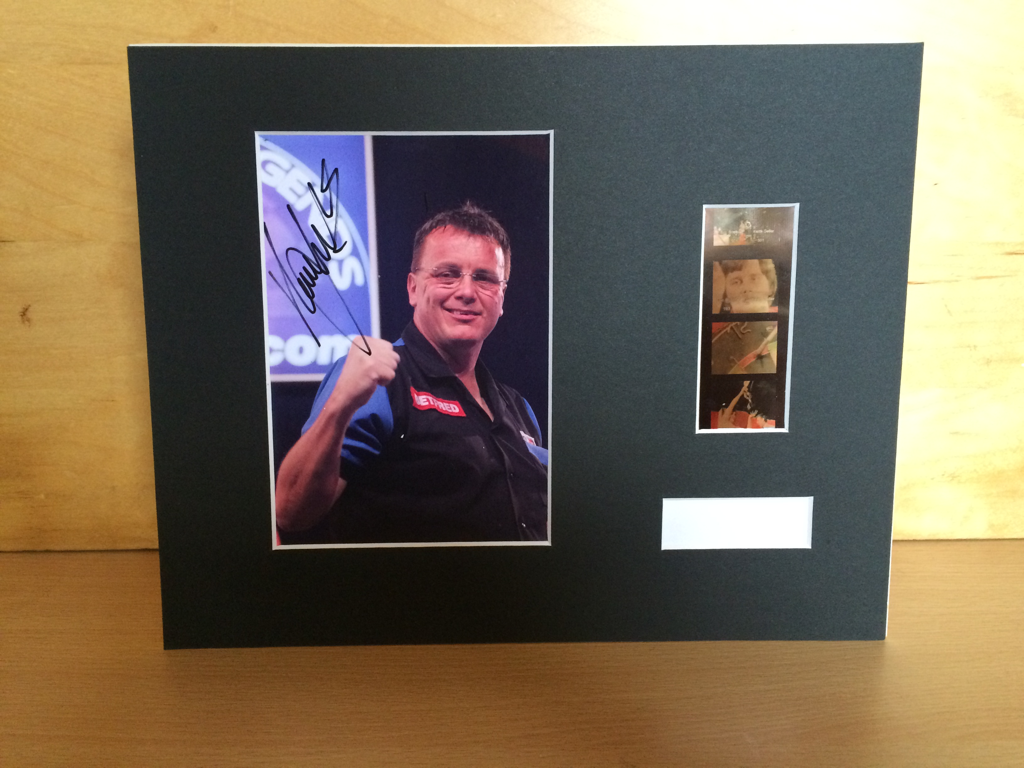 Keith Deller Signed Film Mount Keith Deller Signed Film Mount