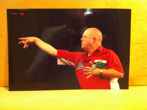 Mervyn King Signed Colour Photo