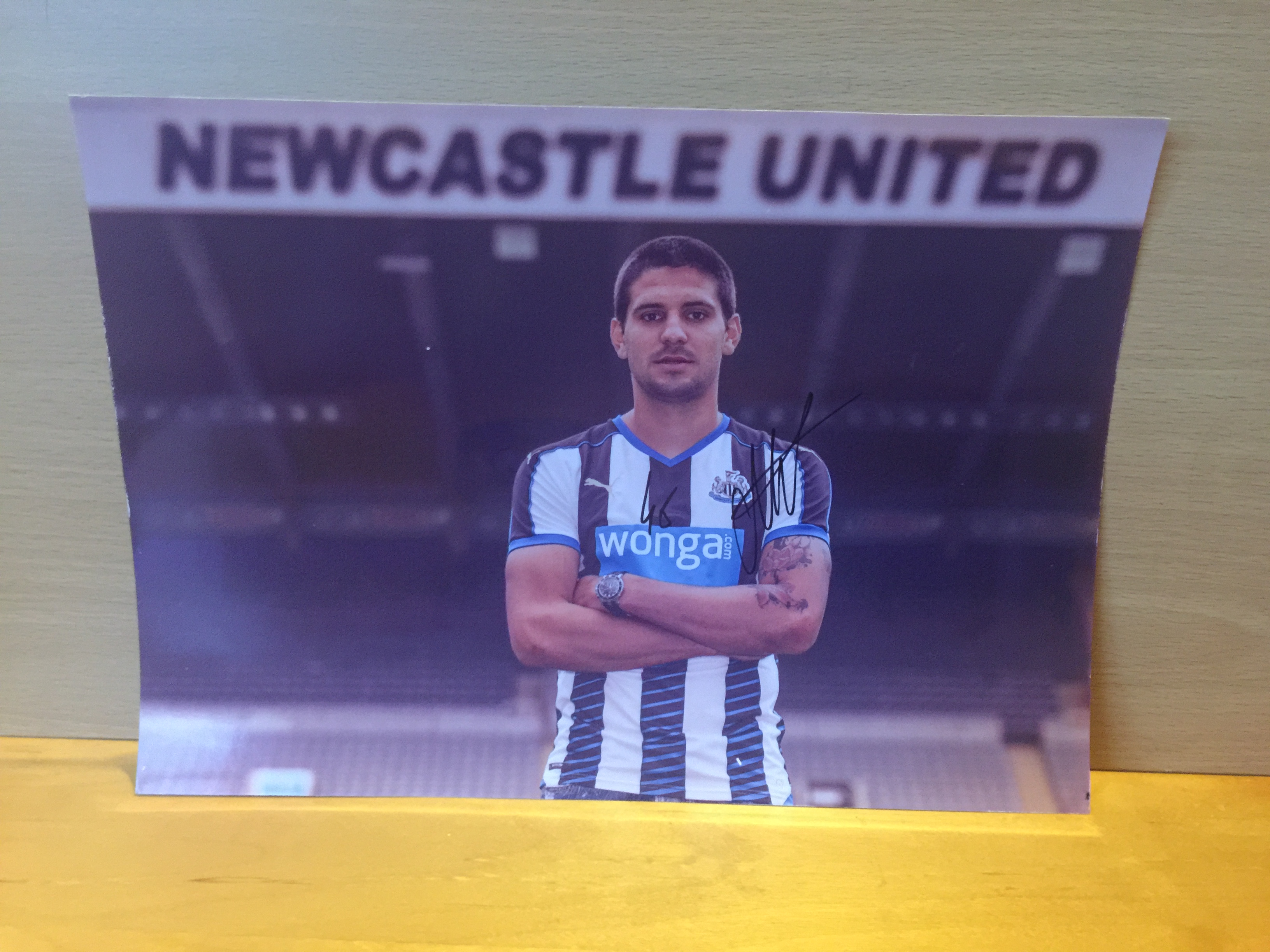 Aleksandar Mitrović Signed Colour Photo