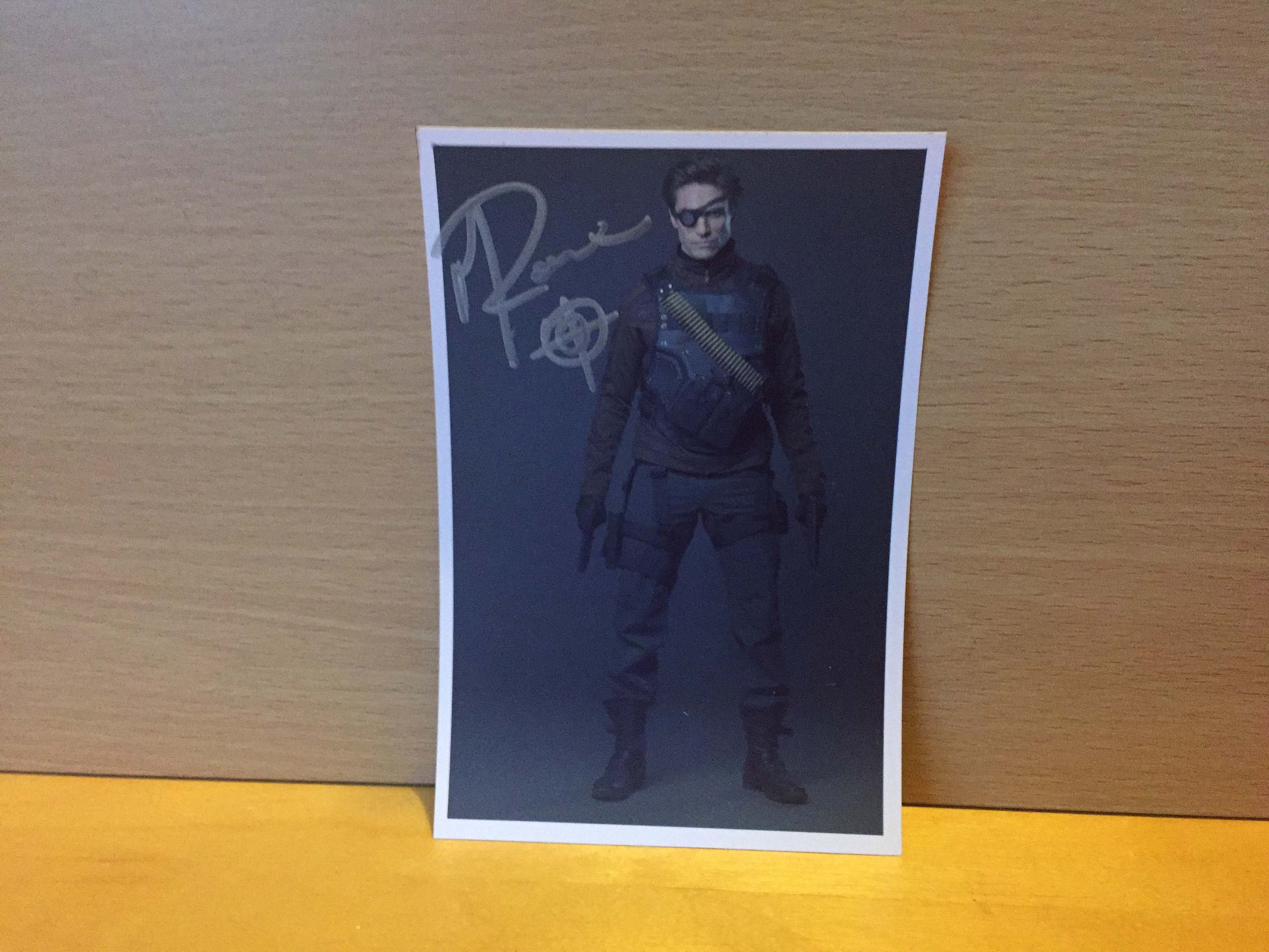 Michael Rowe Signed Colour Photo