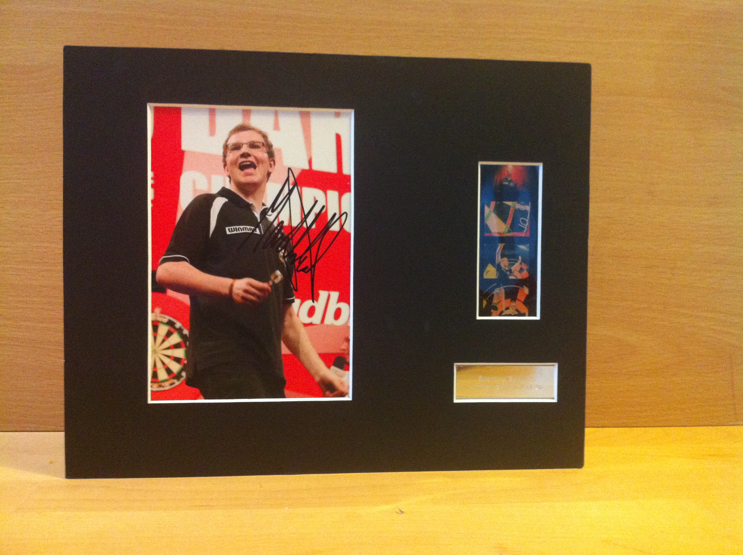 Mark Webster Signed Film Mount