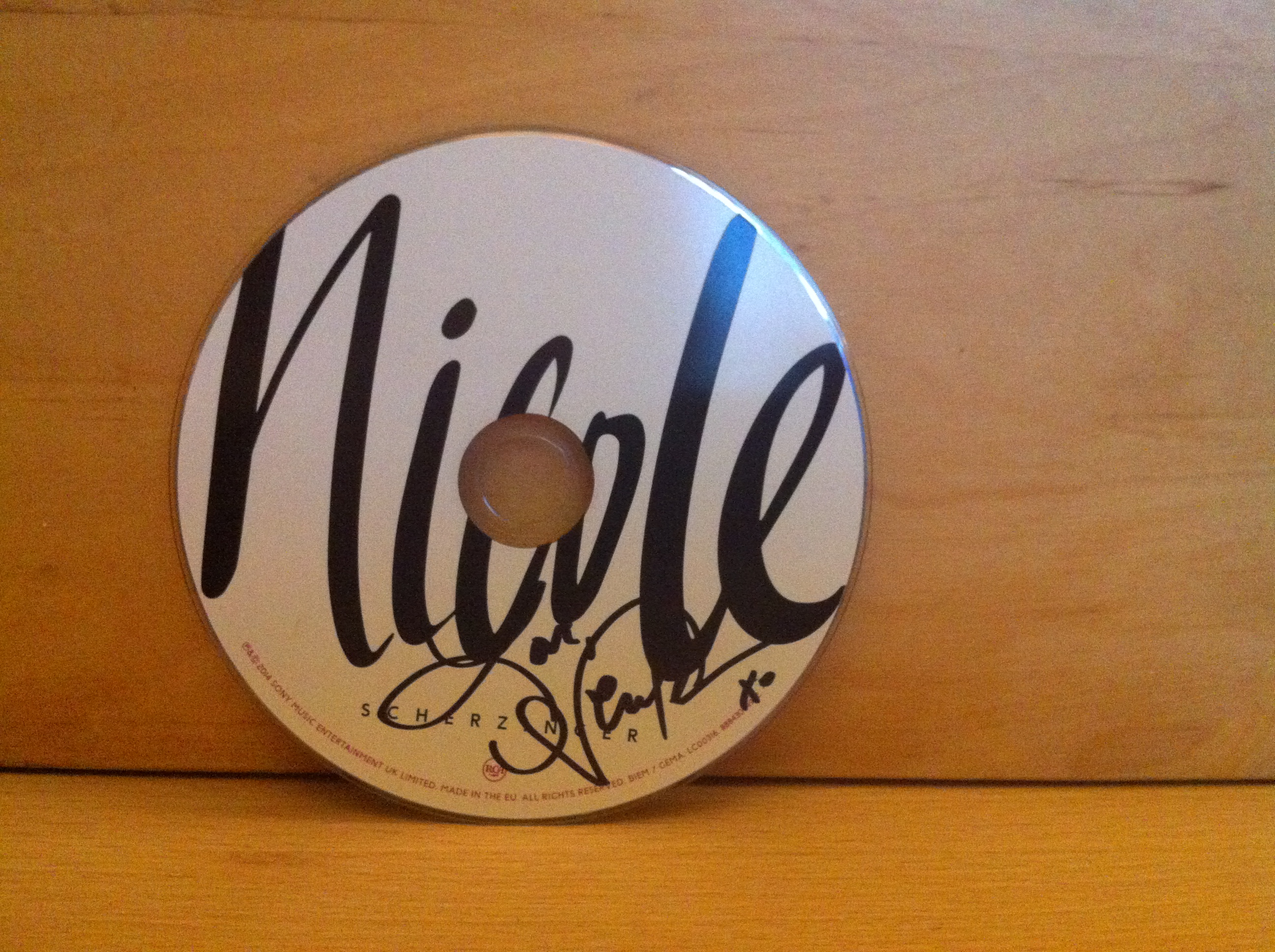 Nicole Scherzinger Signed CD Album Disc