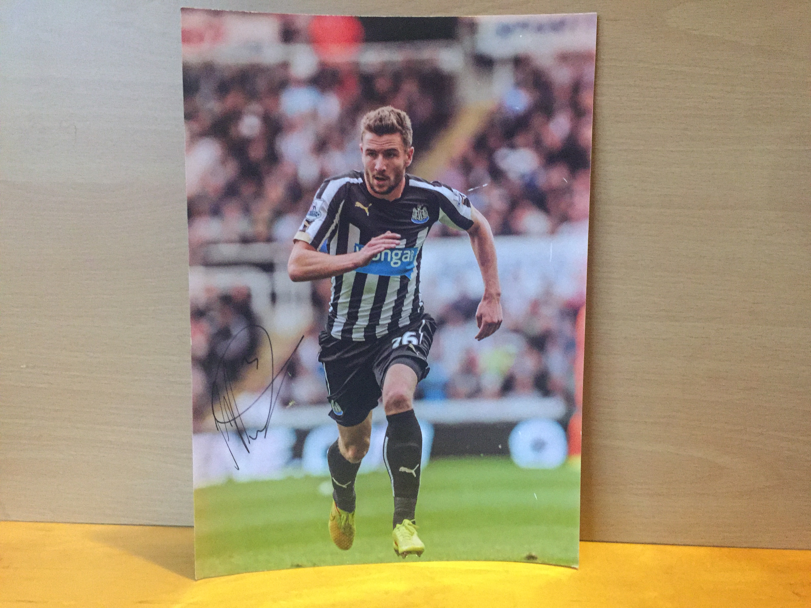 Paul Dummett Signed Colour Photo