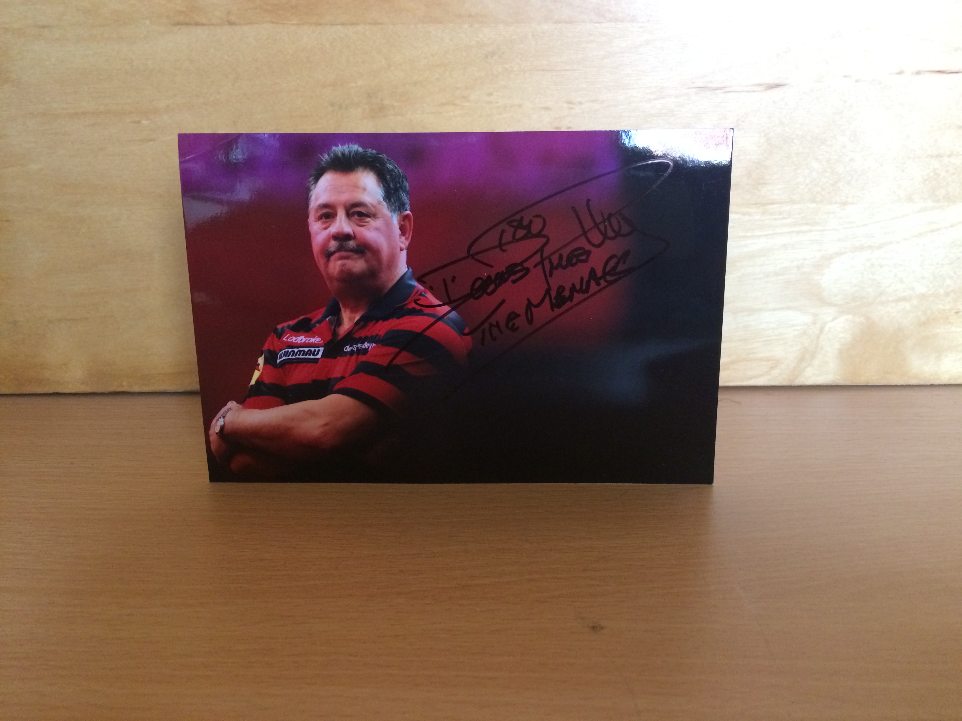 Dennis Priestley Signed Colour Photo