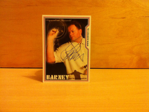Raymond van Barneveld Signed Card