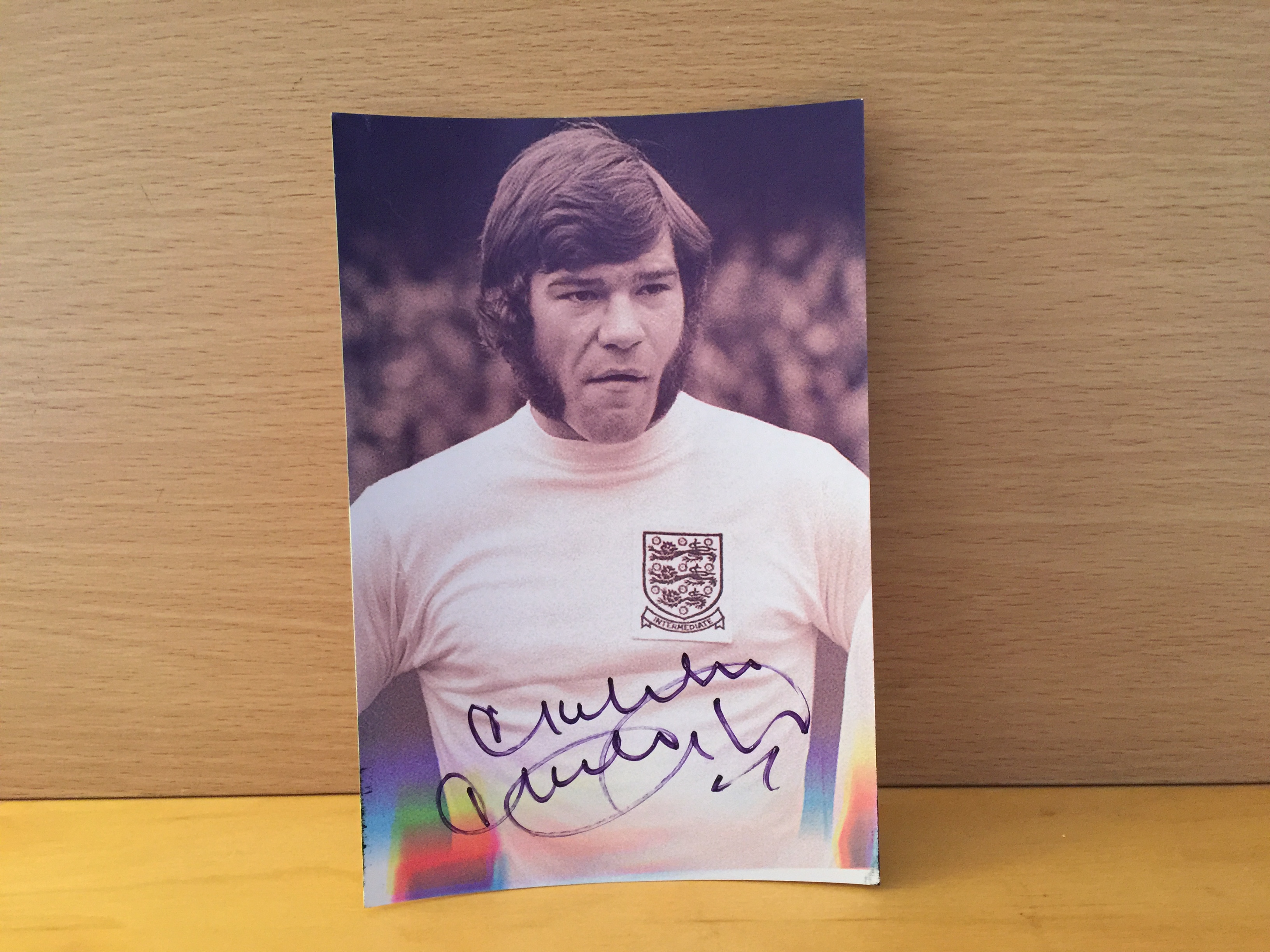 Malcolm Macdonald Signed Colour Photo Malcolm Macdonald Signed Colour Photo