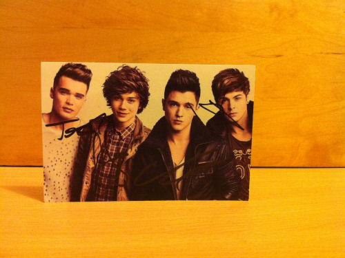 JJ Hamblett, Jaymi Hensley, Josh Lloyd-Cuthbert, George Shelley – Union J Signed Colour Photo