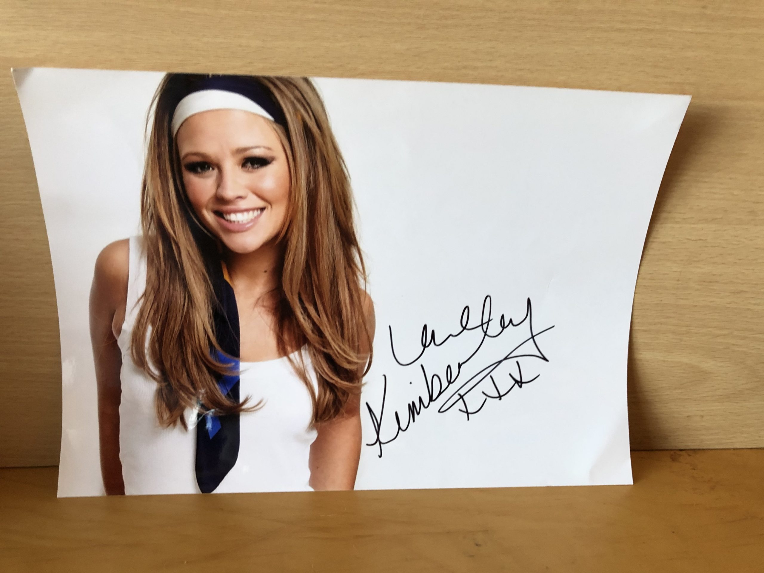 Kimberley Walsh Signed Colour Photo