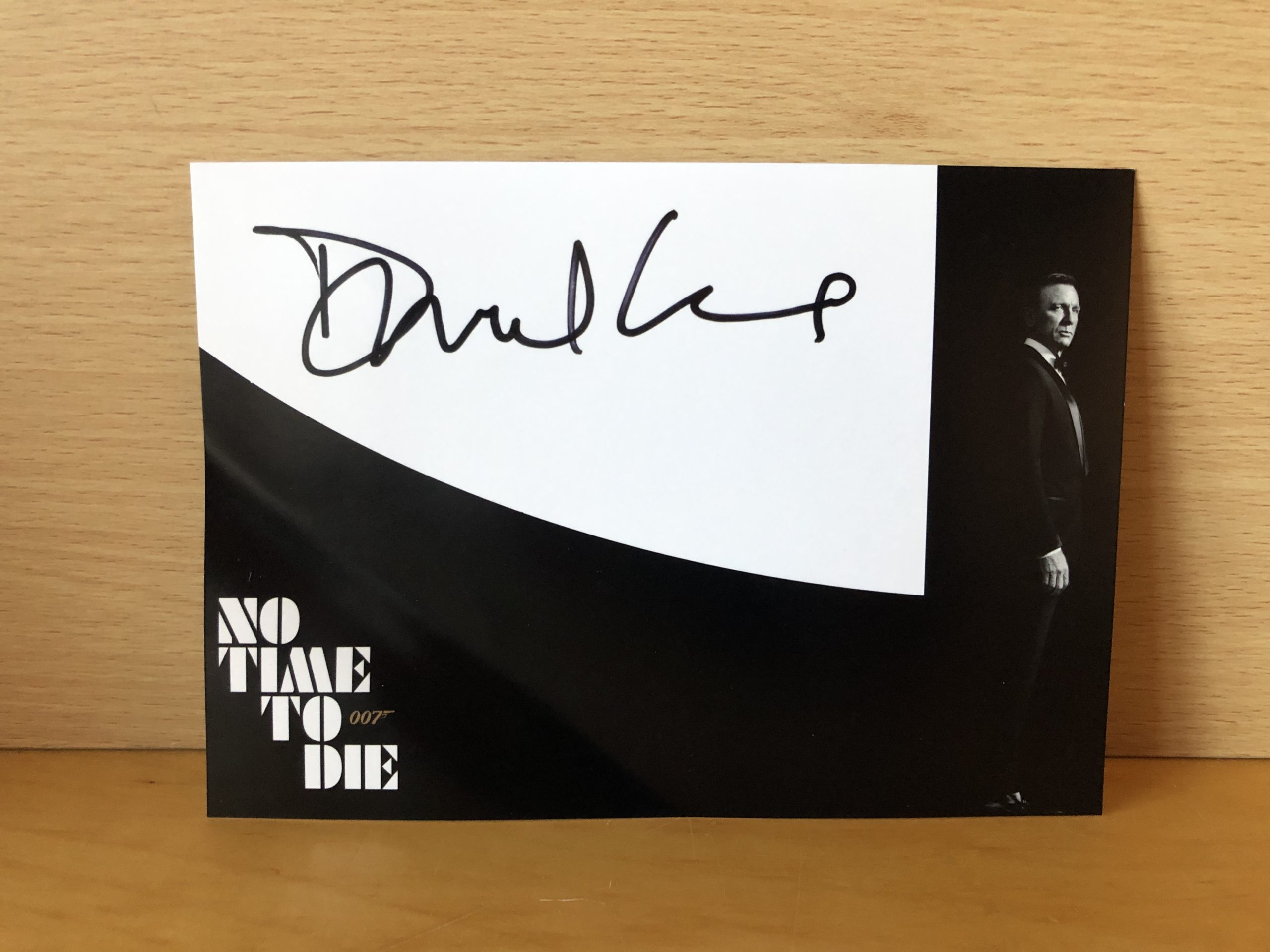 Daniel Craig Signed Promo Card
