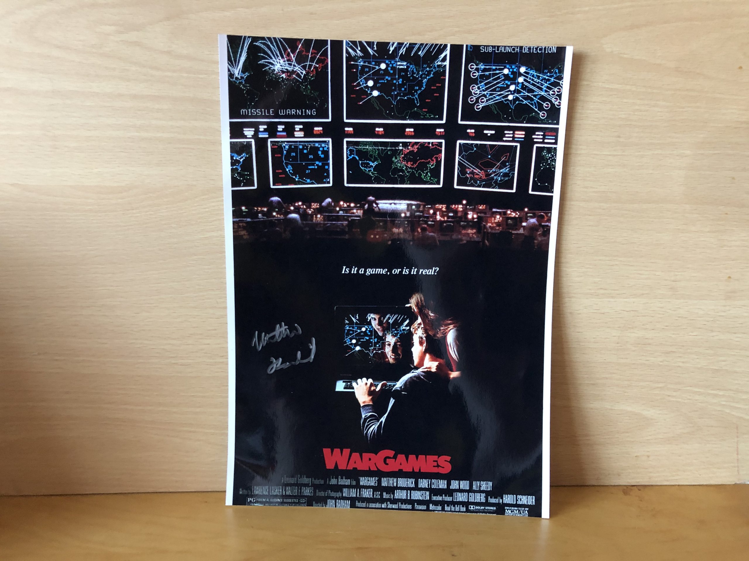 Matthew Broderick Signed Colour Photo