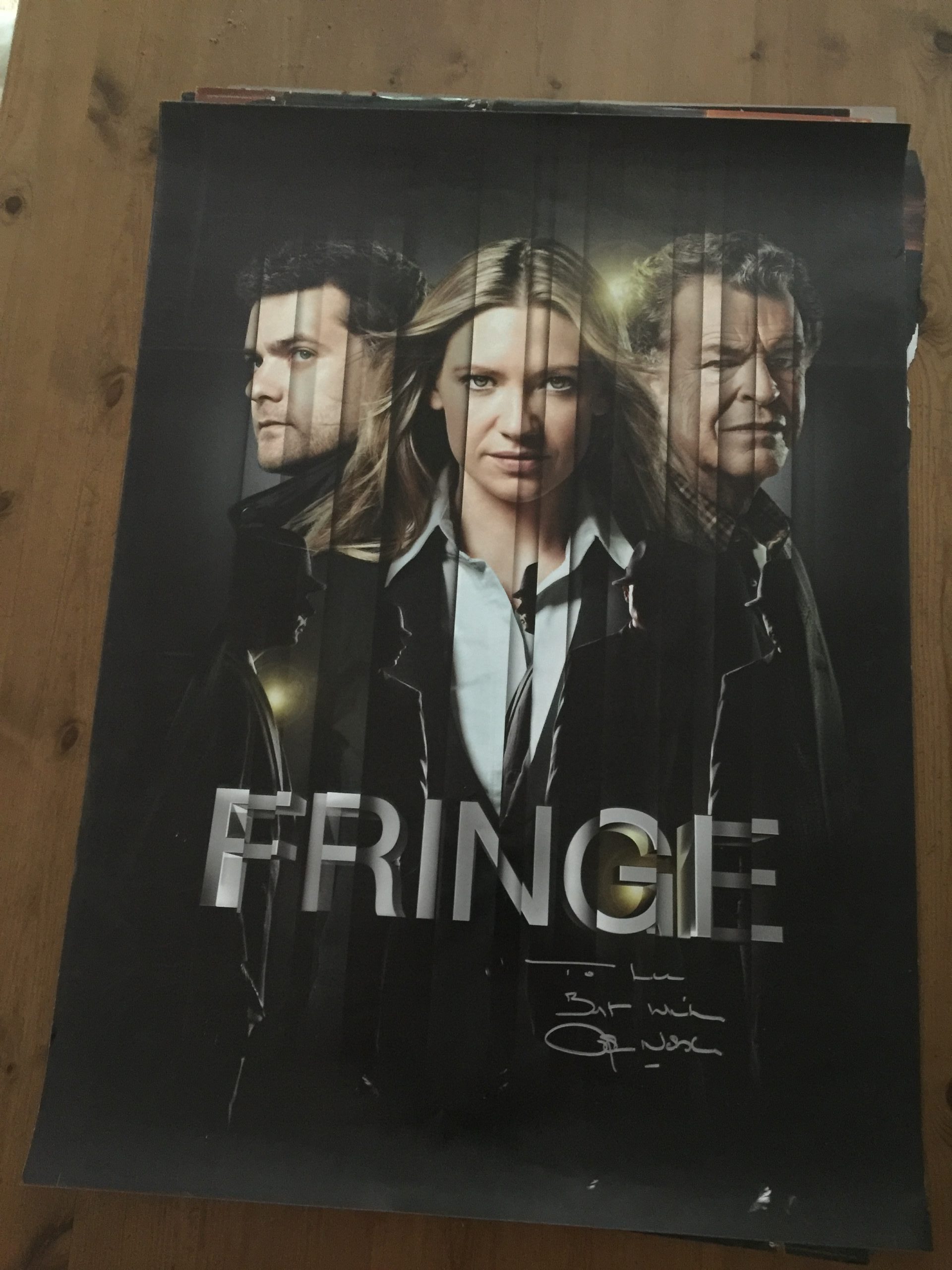 John Noble Signed Poster