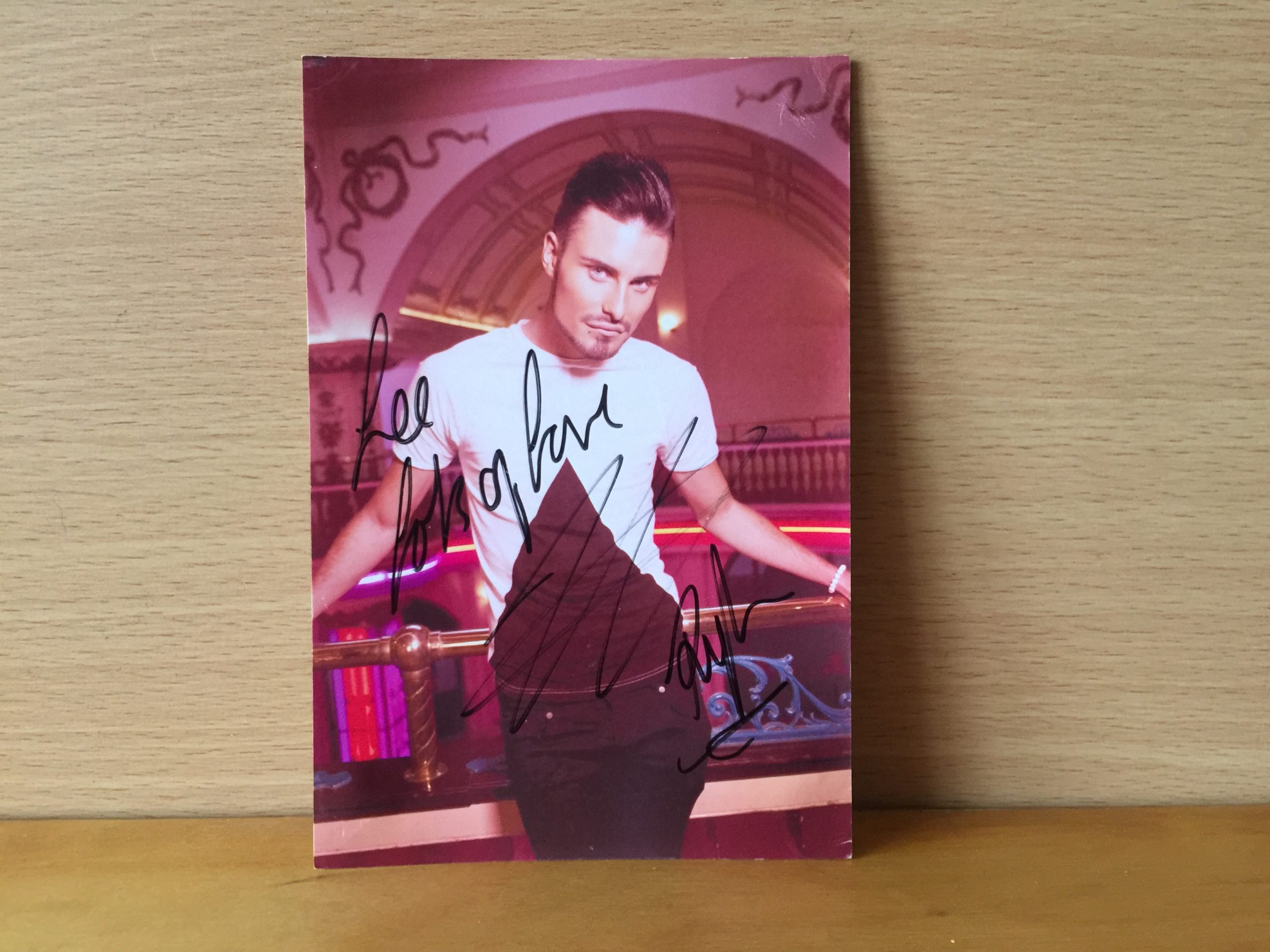 Rylan Clark Signed Colour Photo Rylan Clark Signed Colour Photo