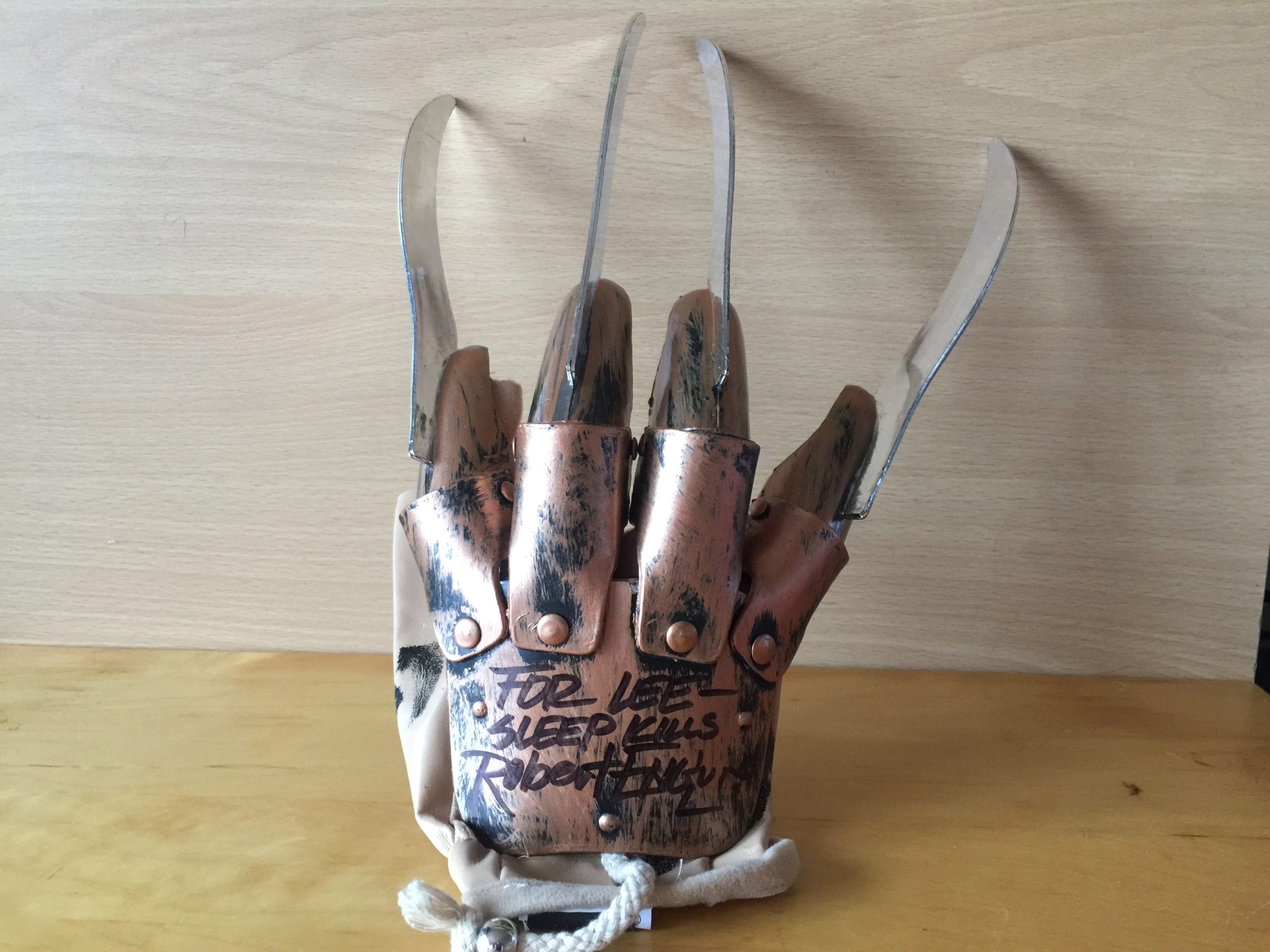 Robert Englund Signed Glove Robert Englund Signed Glove