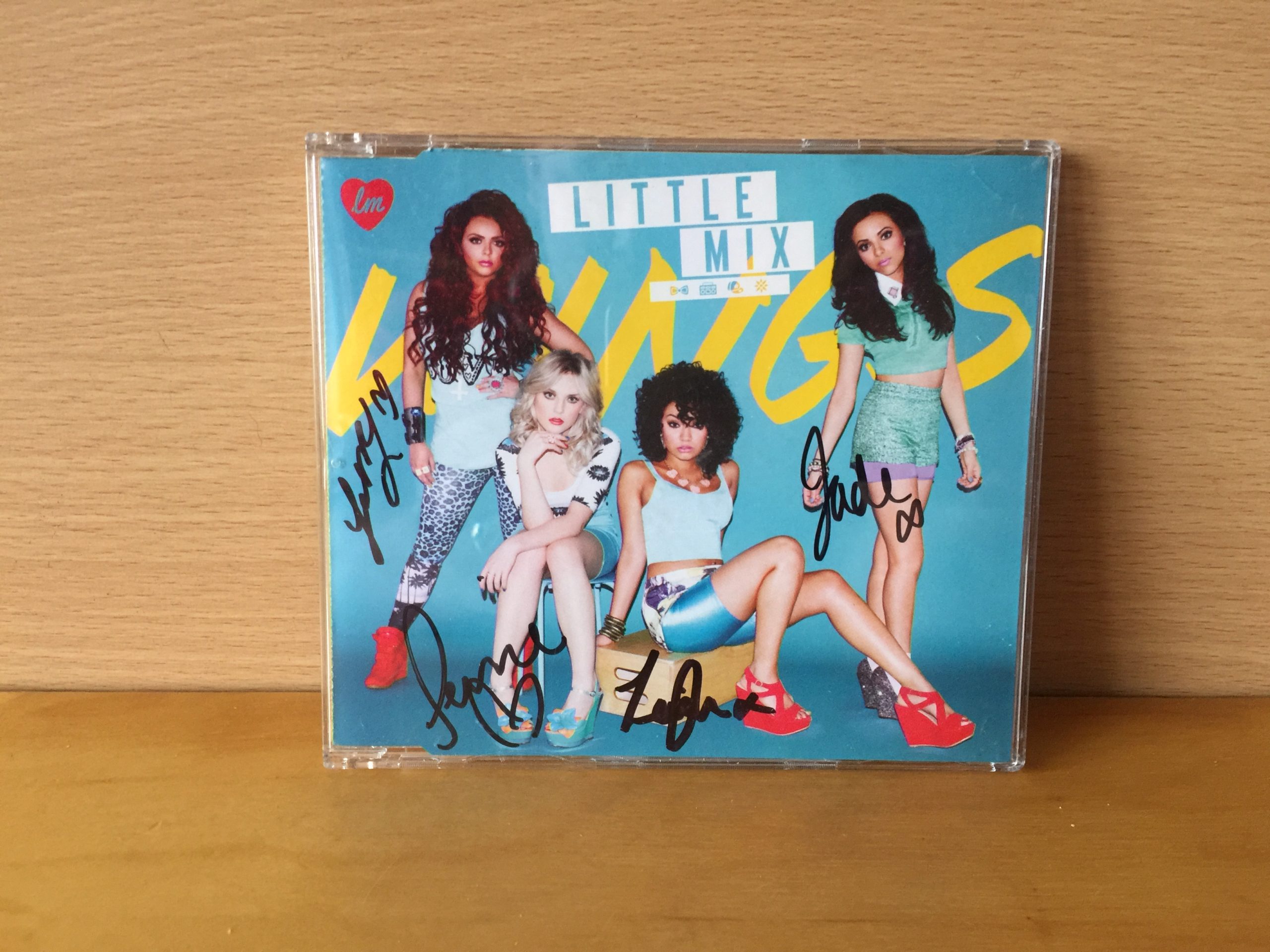 Perrie Edwards, Jade Thirlwall, Jesy Nelson, Leigh-Anne Pinnock – Little Mix Signed CD Single Cover