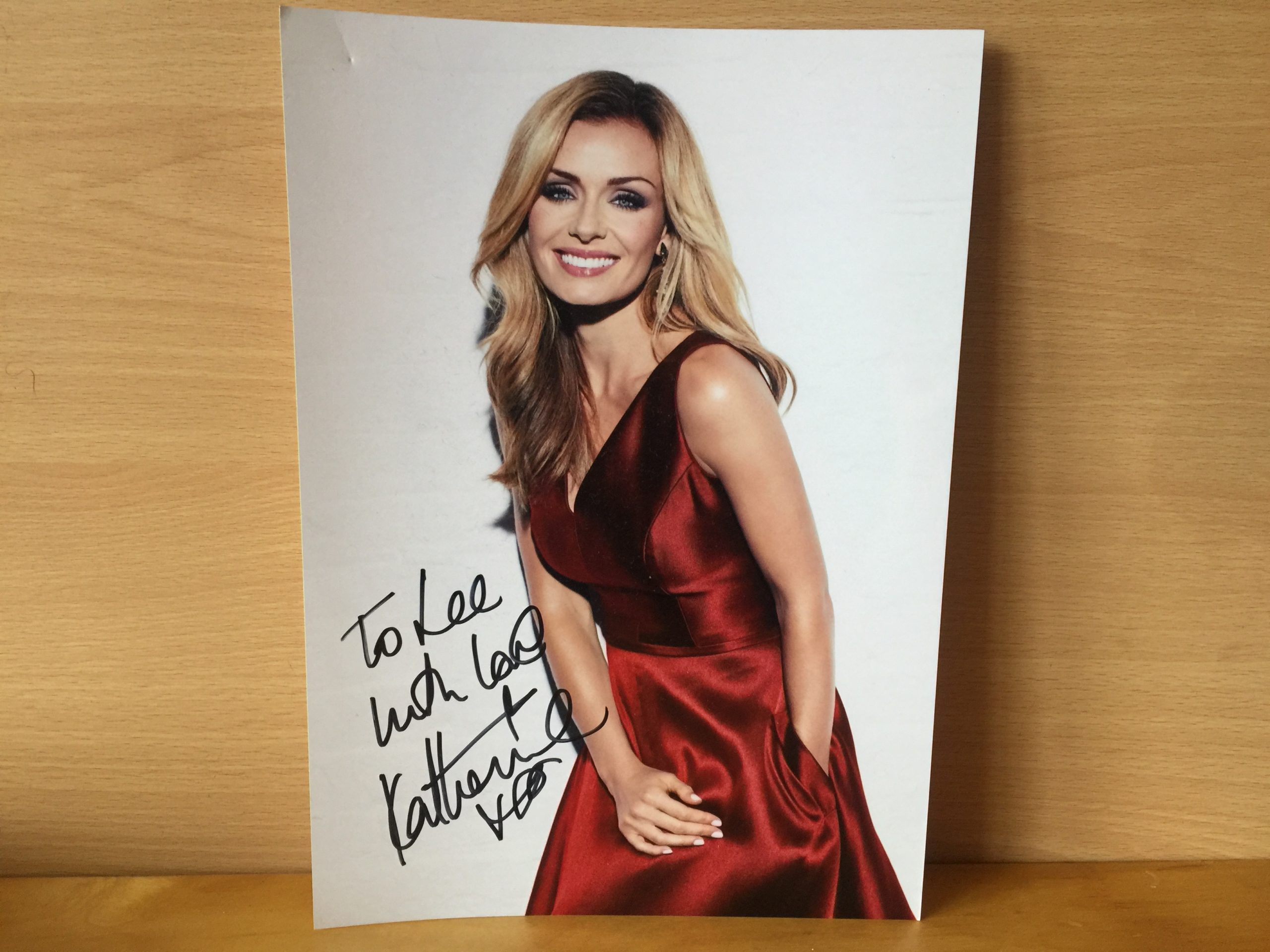Katherine Jenkins Signed Colour Photo