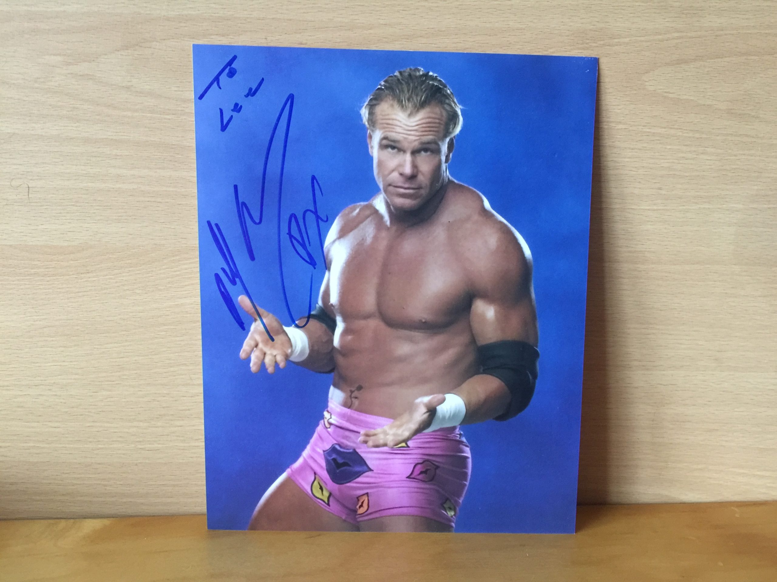 Billy Gun Signed Colour Photo Billy Gun Signed Colour Photo