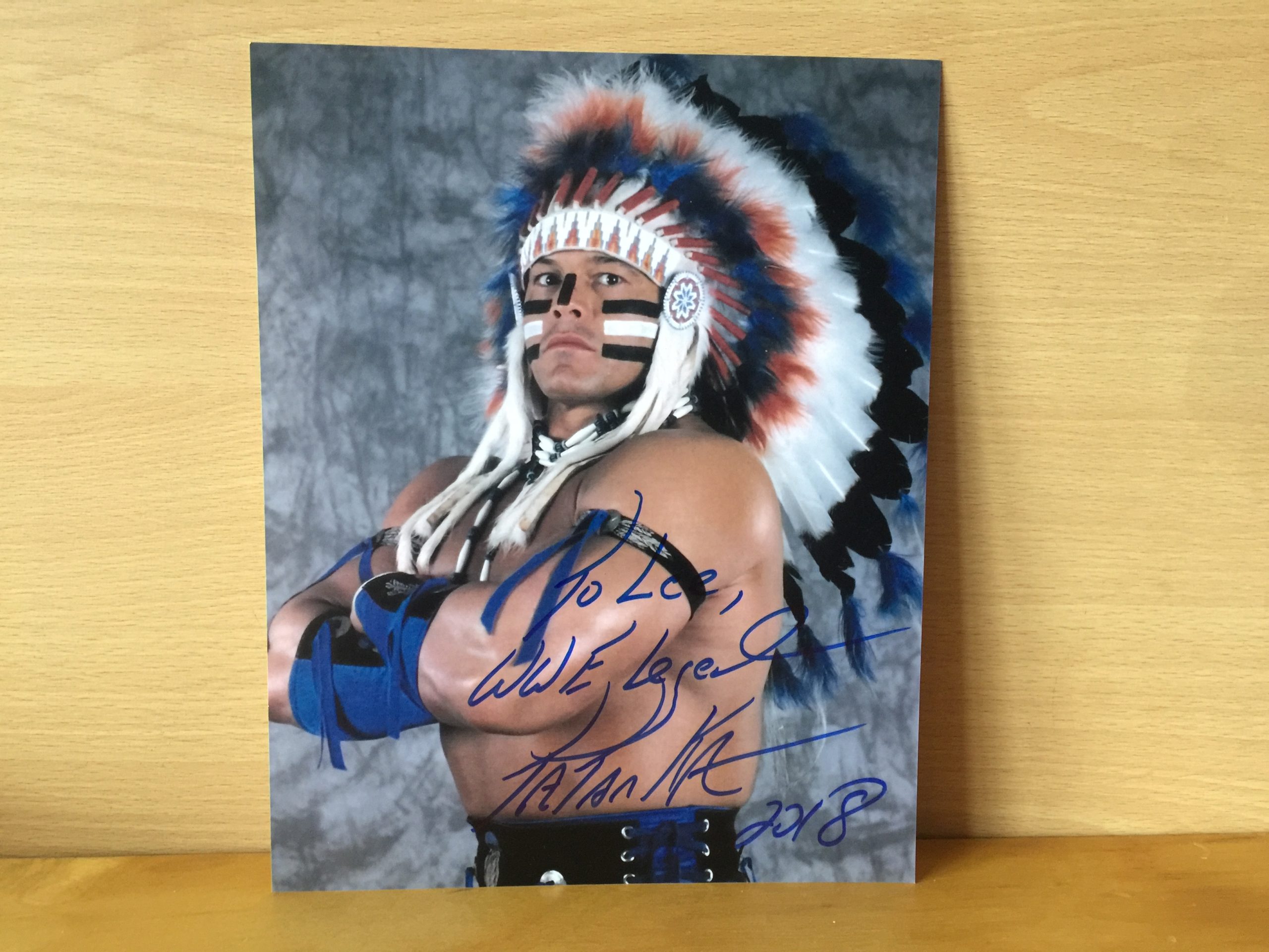 Tatanka Signed Colour Photo Tatanka Signed Colour Photo