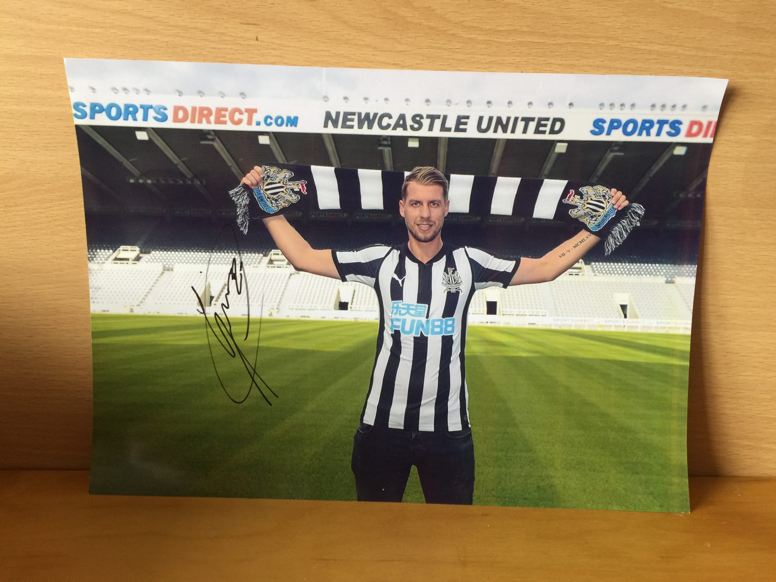 Florian Lejeune Signed Colour Photo Florian Lejeune Signed Colour Photo