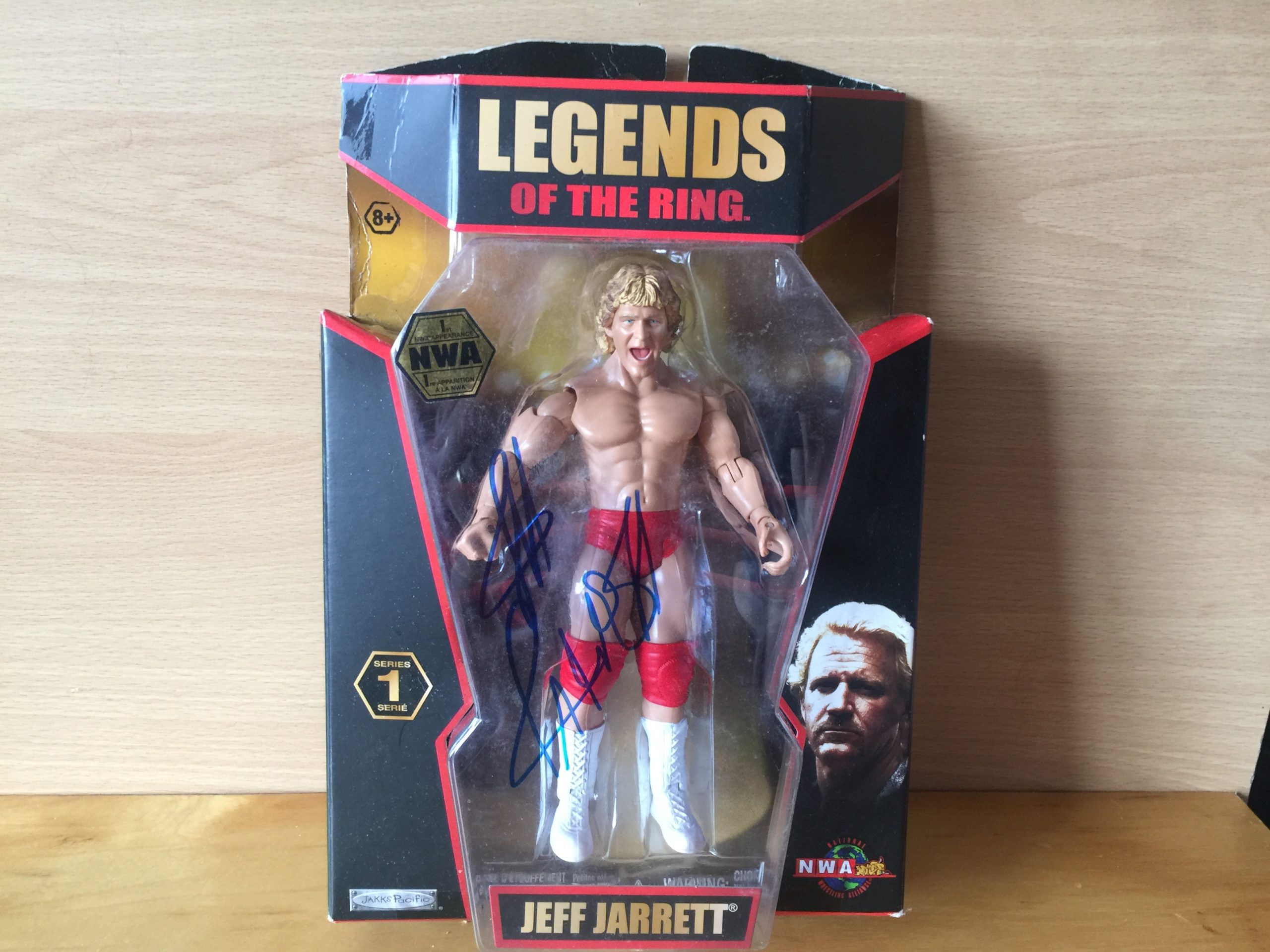 Jeff Jarrett Signed Wrestling Figure Jeff Jarrett Signed Wrestling Figure