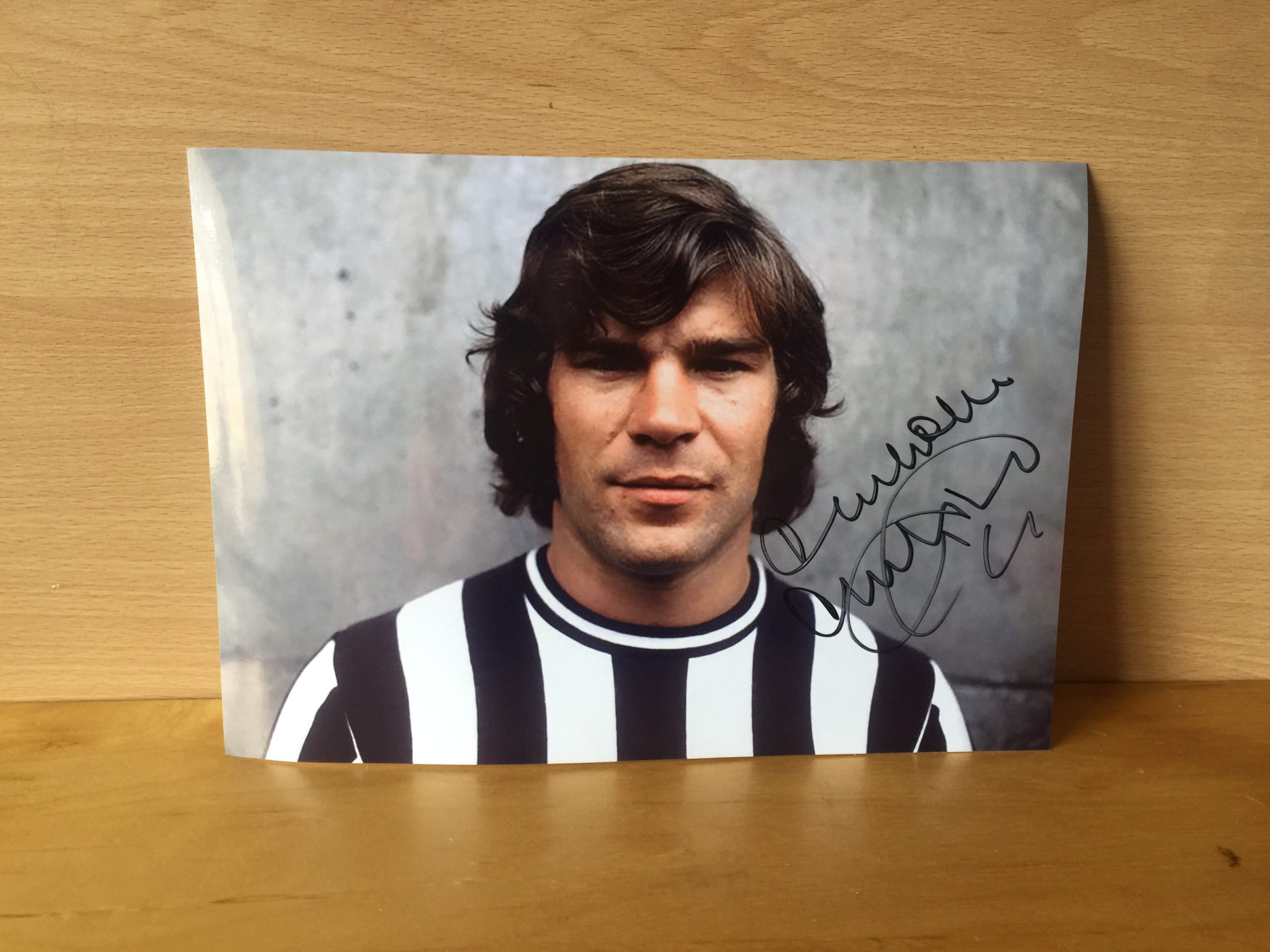 Malcolm Macdonald Signed Colour Photo