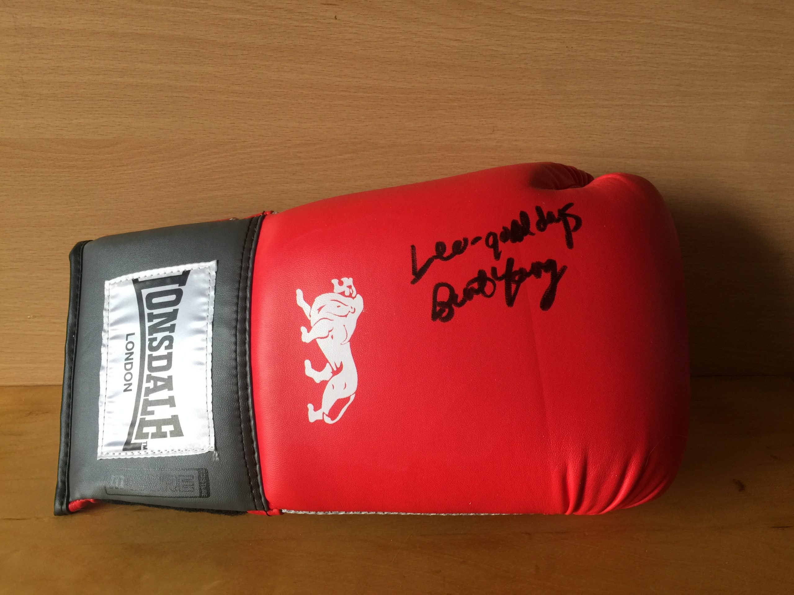 Burt Young Signed Boxing Glove Burt Young Signed Boxing Glove
