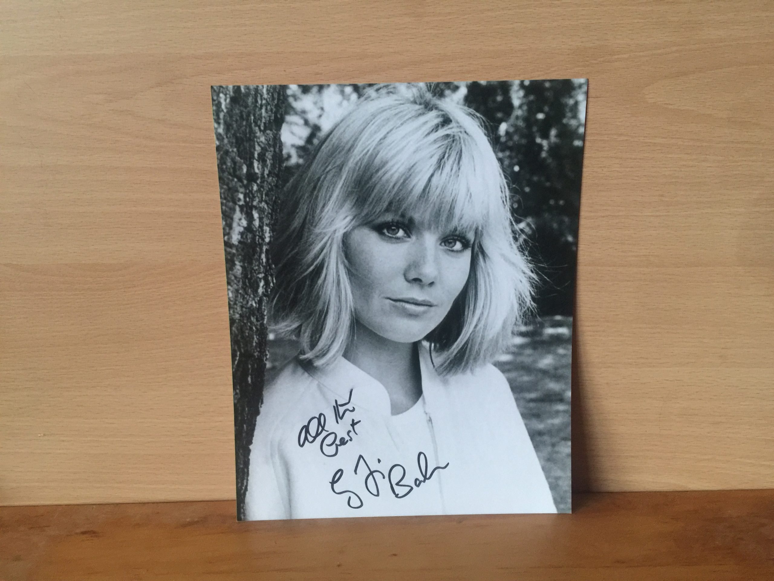 Glynis Barber Signed Black and White Photo Glynis Barber Signed Black and White Photo