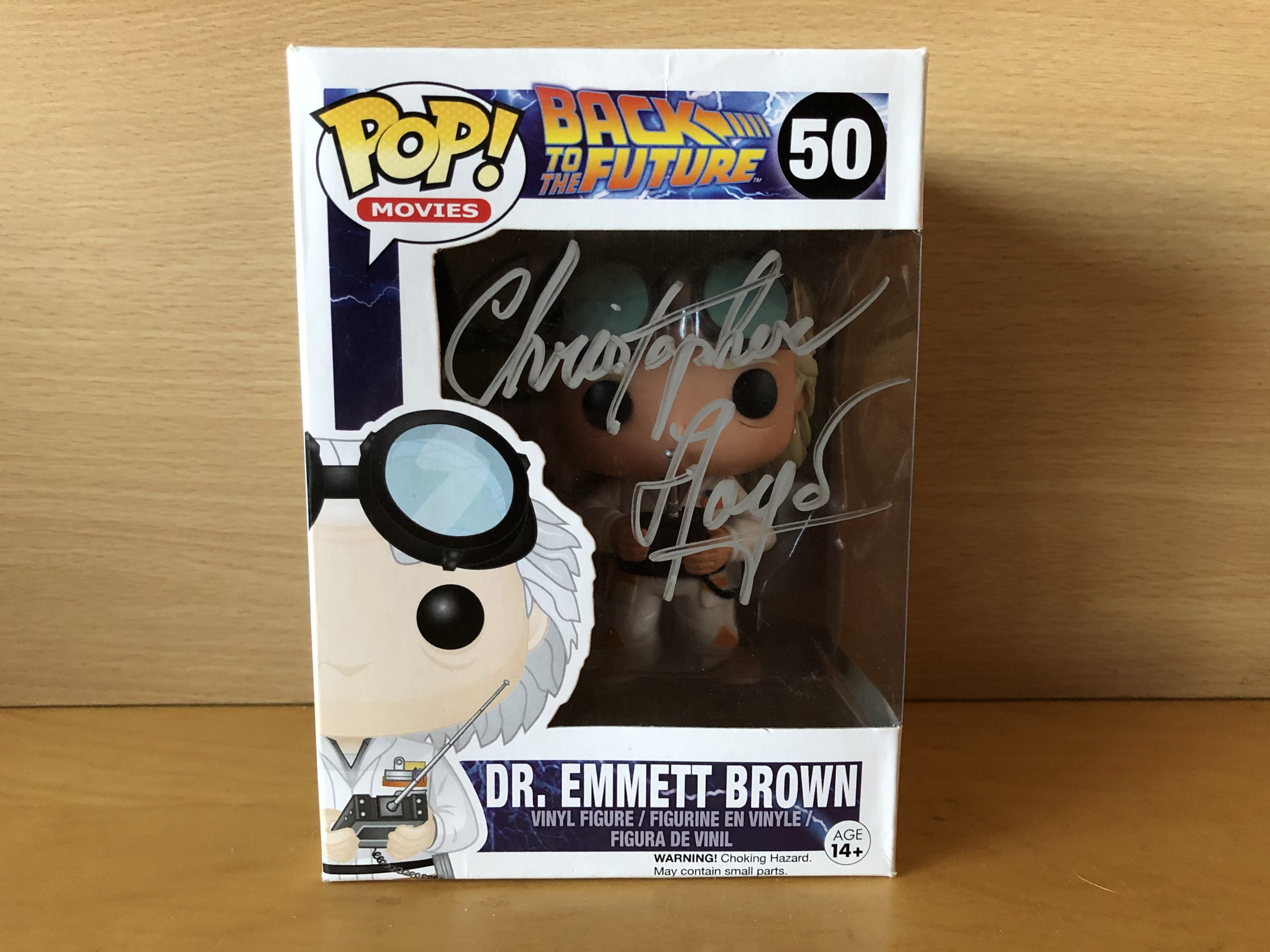 Christopher Lloyd Signed Pop! Box Christopher Lloyd Signed Pop! Box