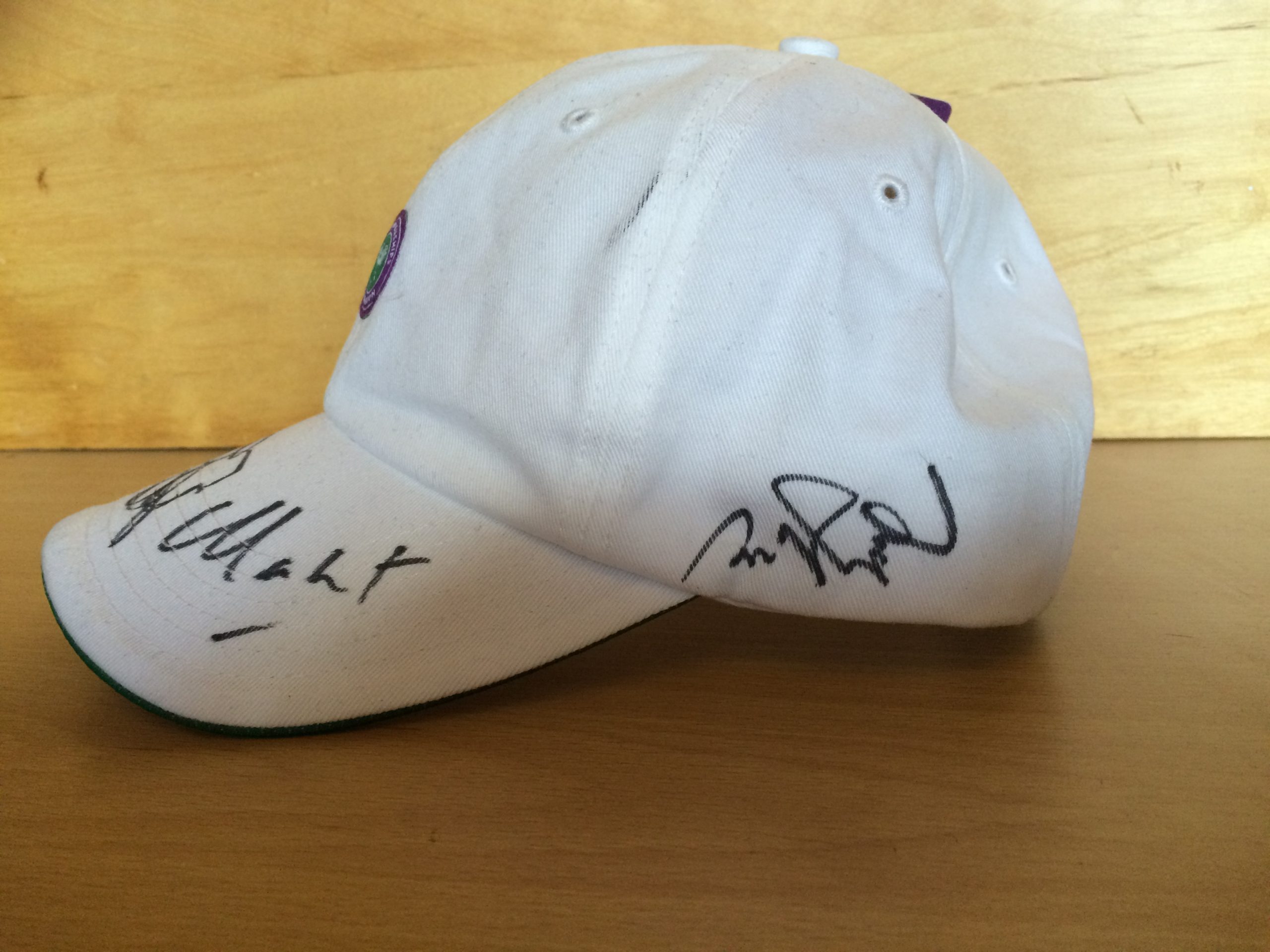 Unknown Signature on Tennis Cap