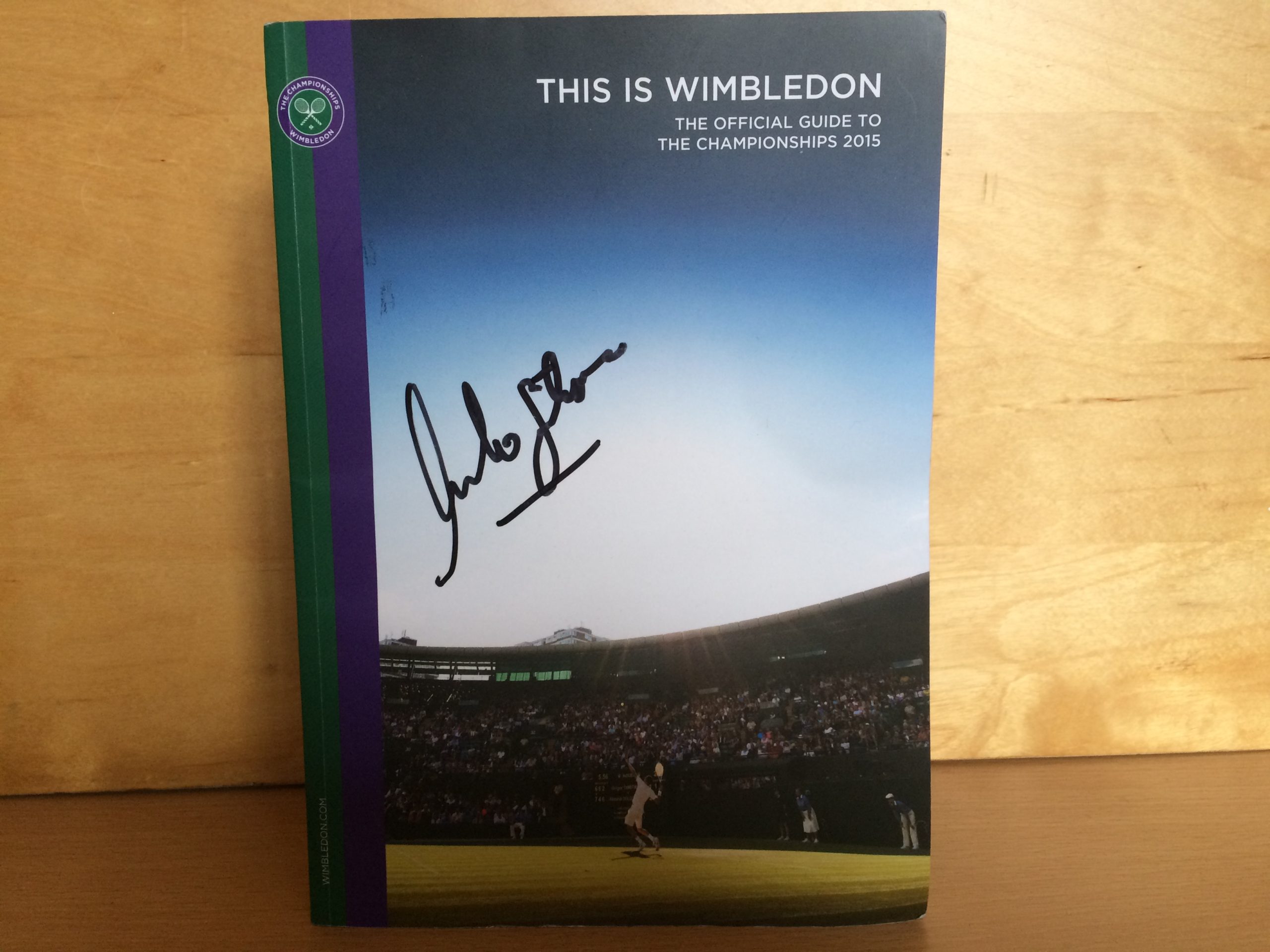 Unknown Signature on Wimbledon Programme