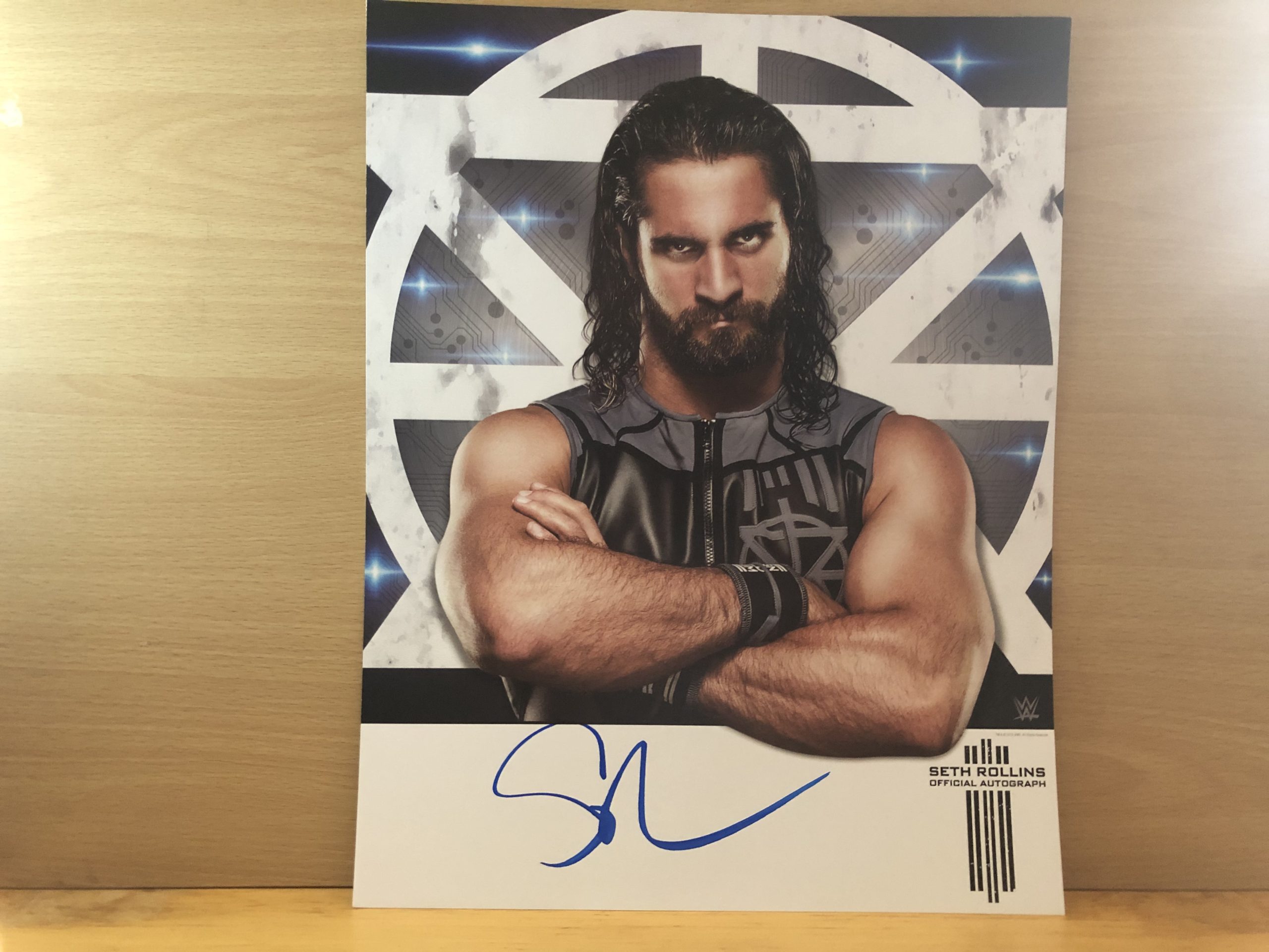 Seth Rollins Signed A3 Colour Poster Seth Rollins Signed A3 Colour Poster